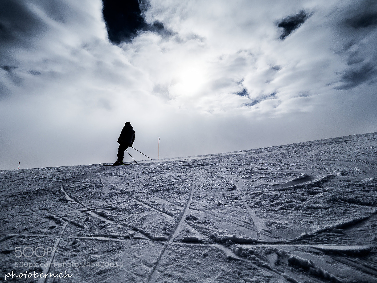 Olympus OM-D E-M1 Mark II sample photo. Skifahrer photography