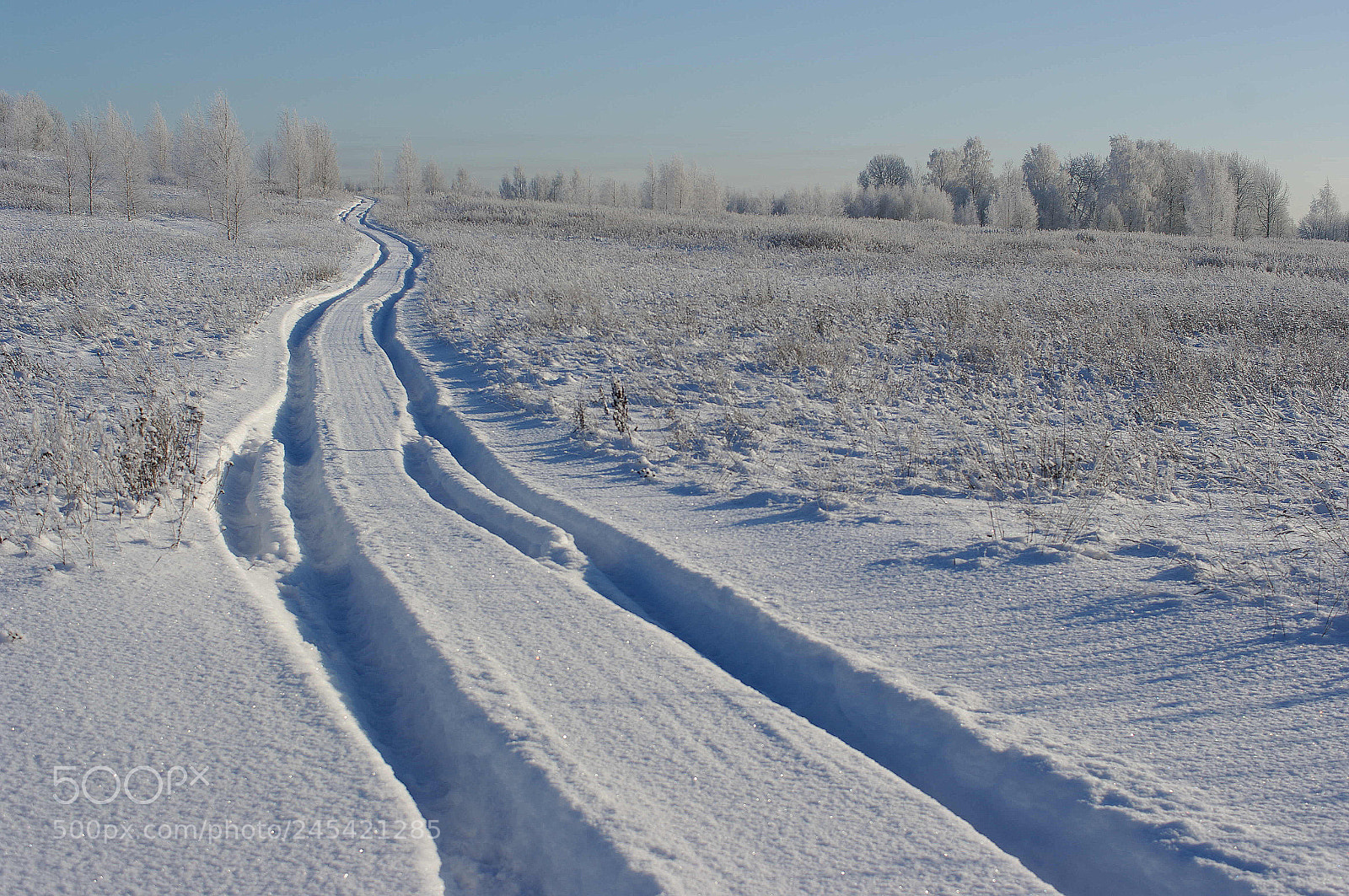 Pentax K20D sample photo. Winter landscape photography