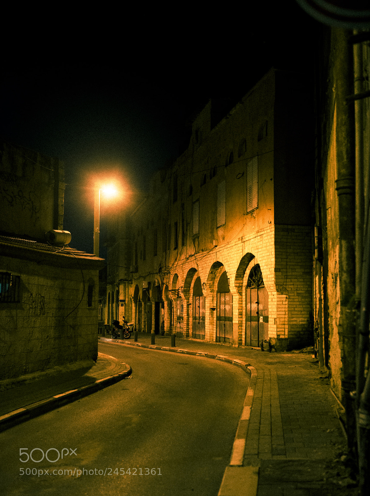 Nikon D810 sample photo. Old streets of jaffa photography