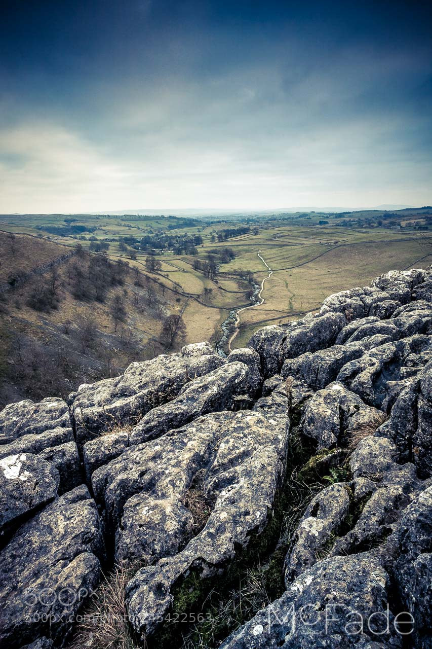 Canon EOS 5D sample photo. Malham cove - top photography