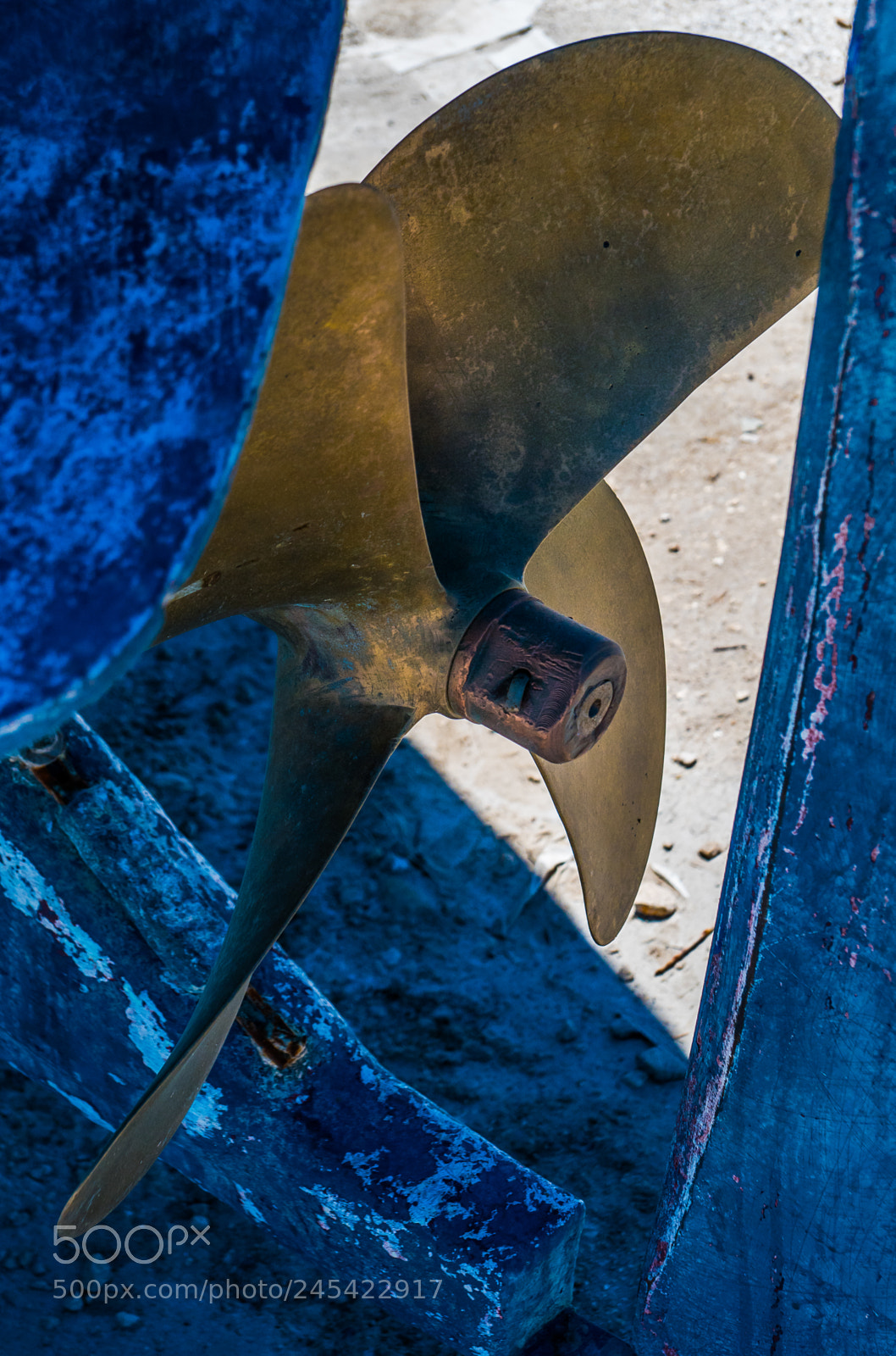 Panasonic Lumix DMC-LX10 (Lumix DMC-LX15) sample photo. Boat propeller alykanas zakynthos photography