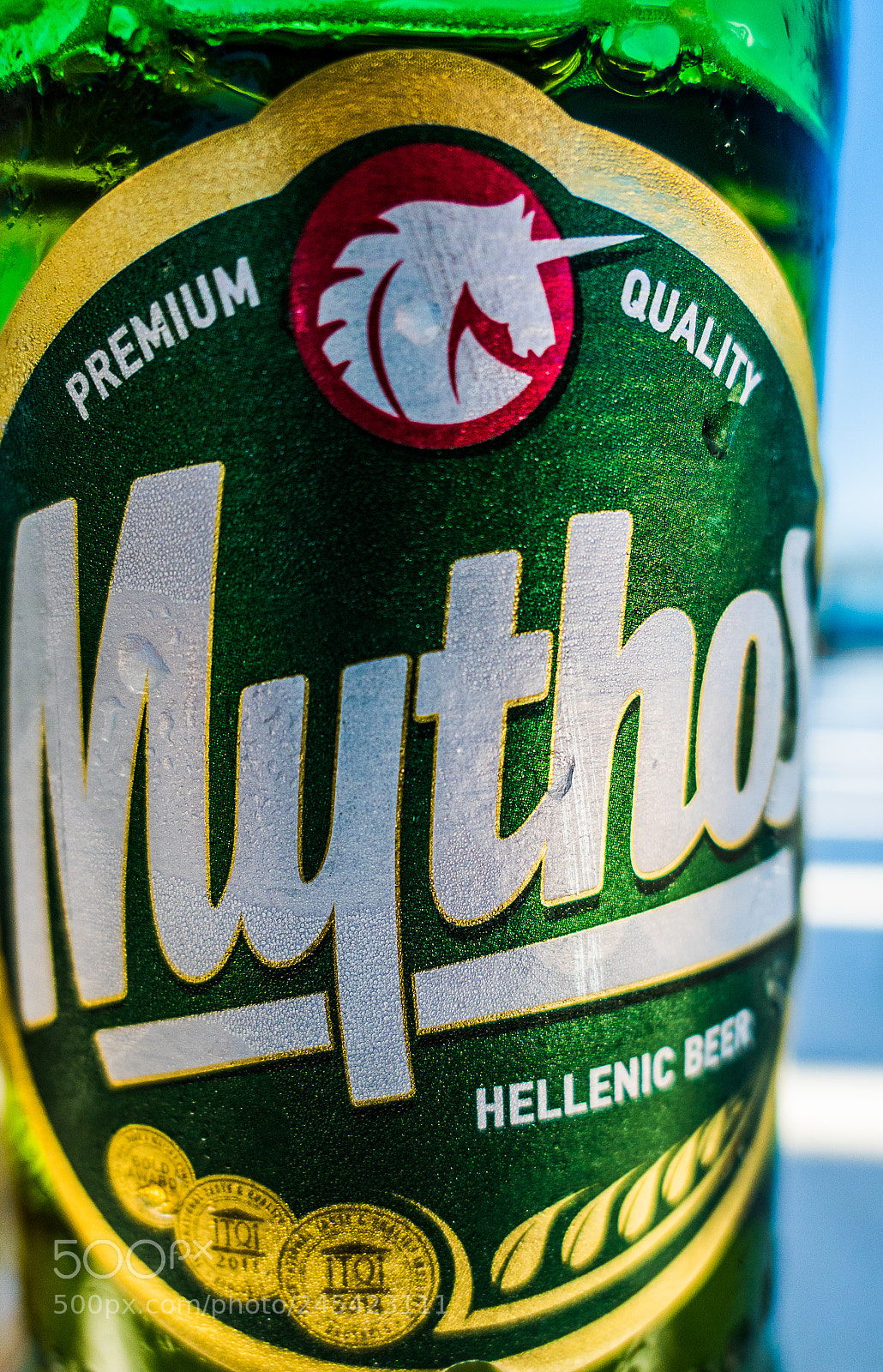 Panasonic Lumix DMC-LX10 (Lumix DMC-LX15) sample photo. Mythos label up close photography