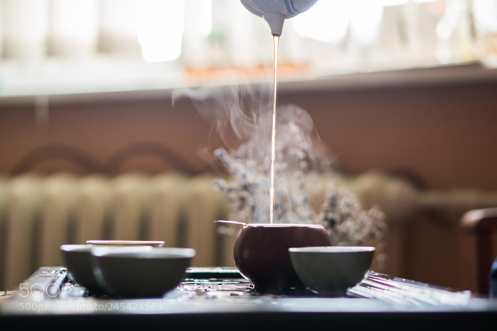 Sony a6300 sample photo. Pouring of puer tea photography