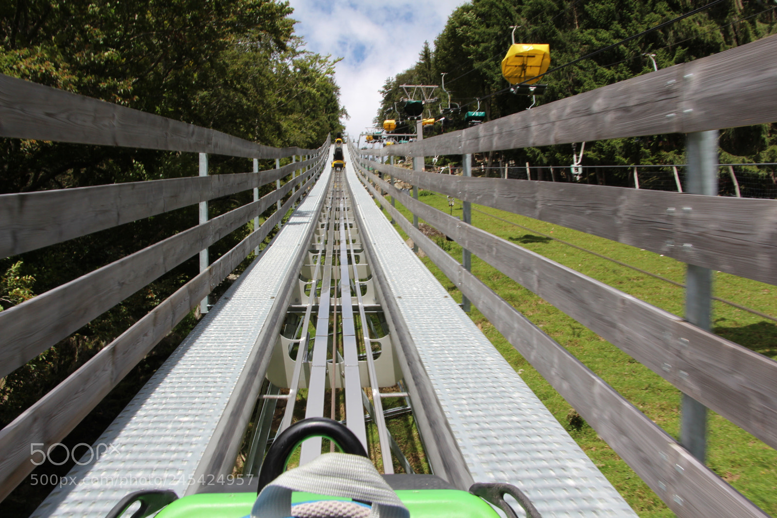 Canon EOS 650D (EOS Rebel T4i / EOS Kiss X6i) sample photo. A roller coaster, steinwasen photography