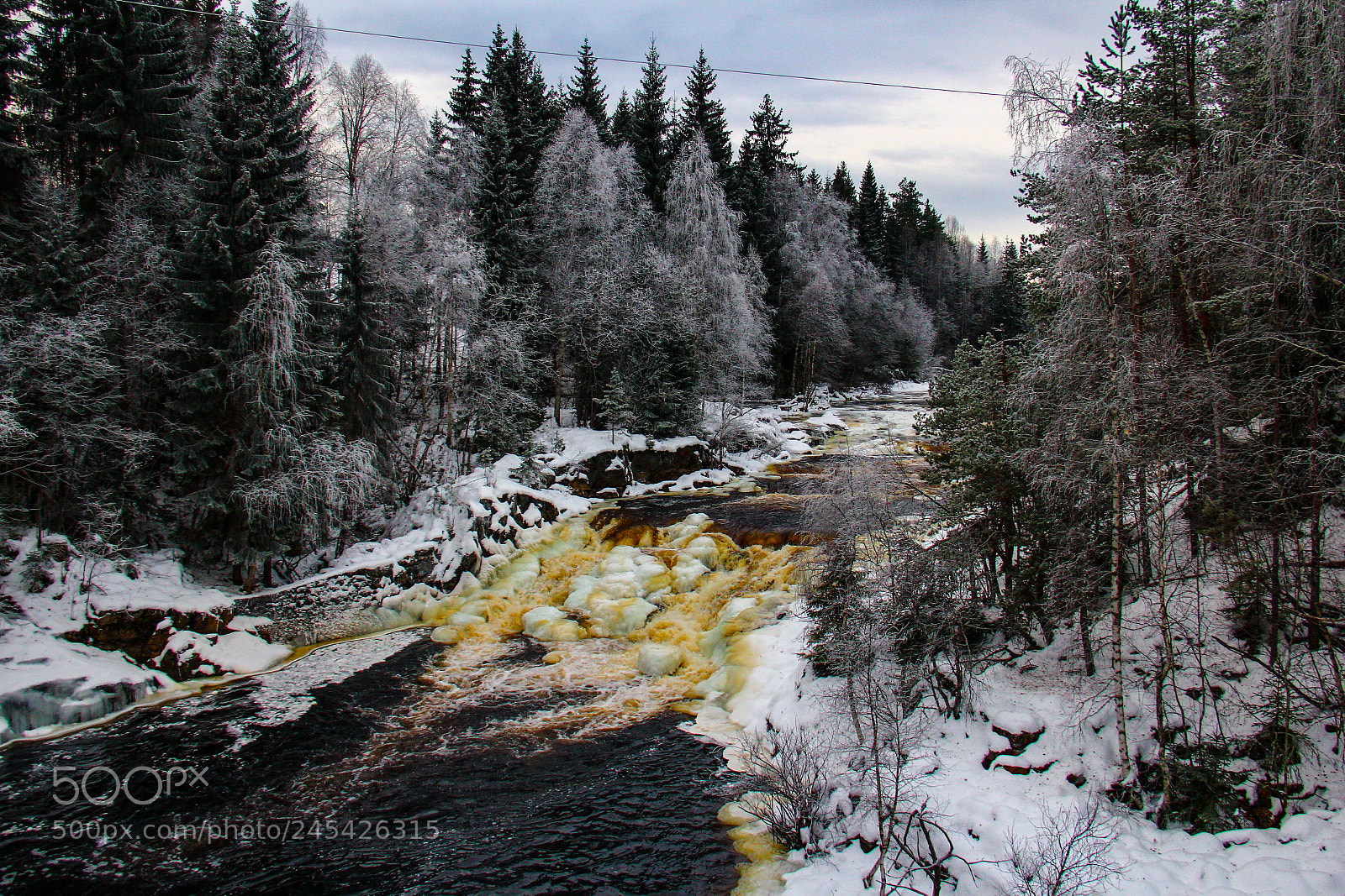 Canon EOS 60D sample photo. Frozen river photography