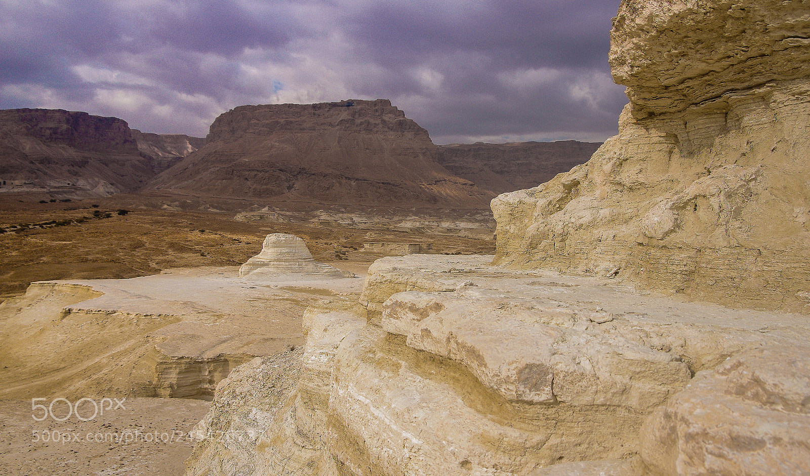 Pentax K-x sample photo. Masada fortress at dead photography