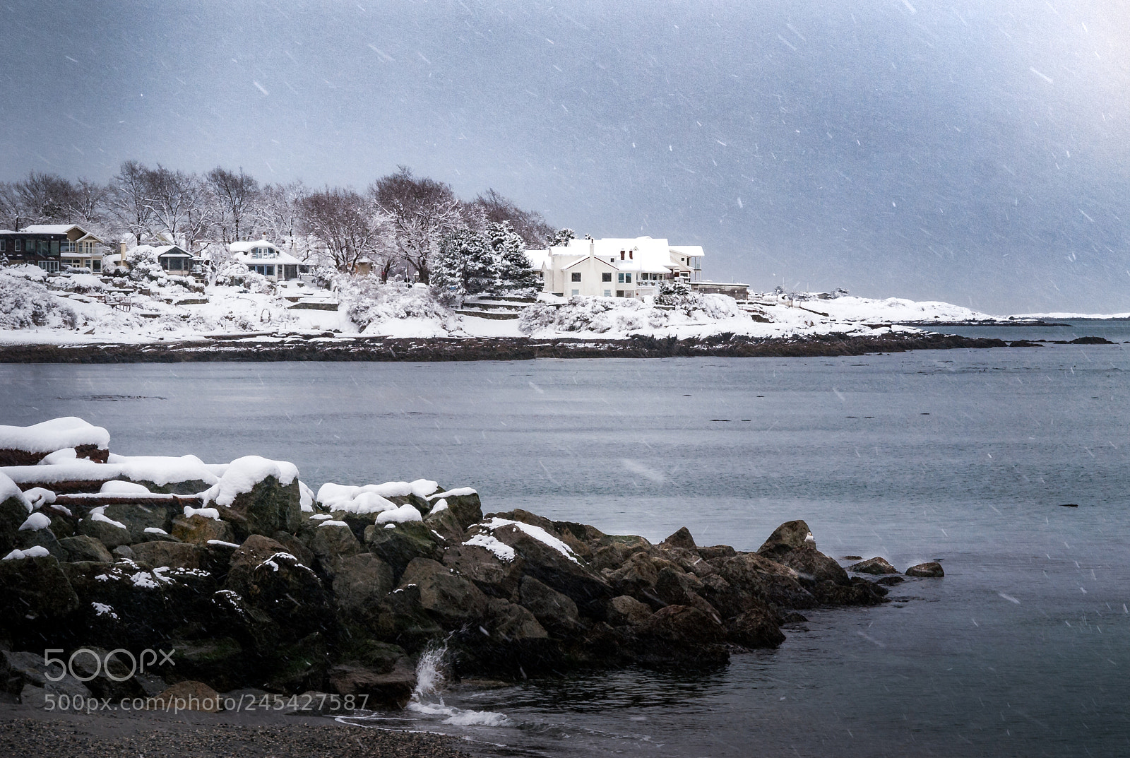 Olympus E-3 sample photo. Winter storm in ross photography