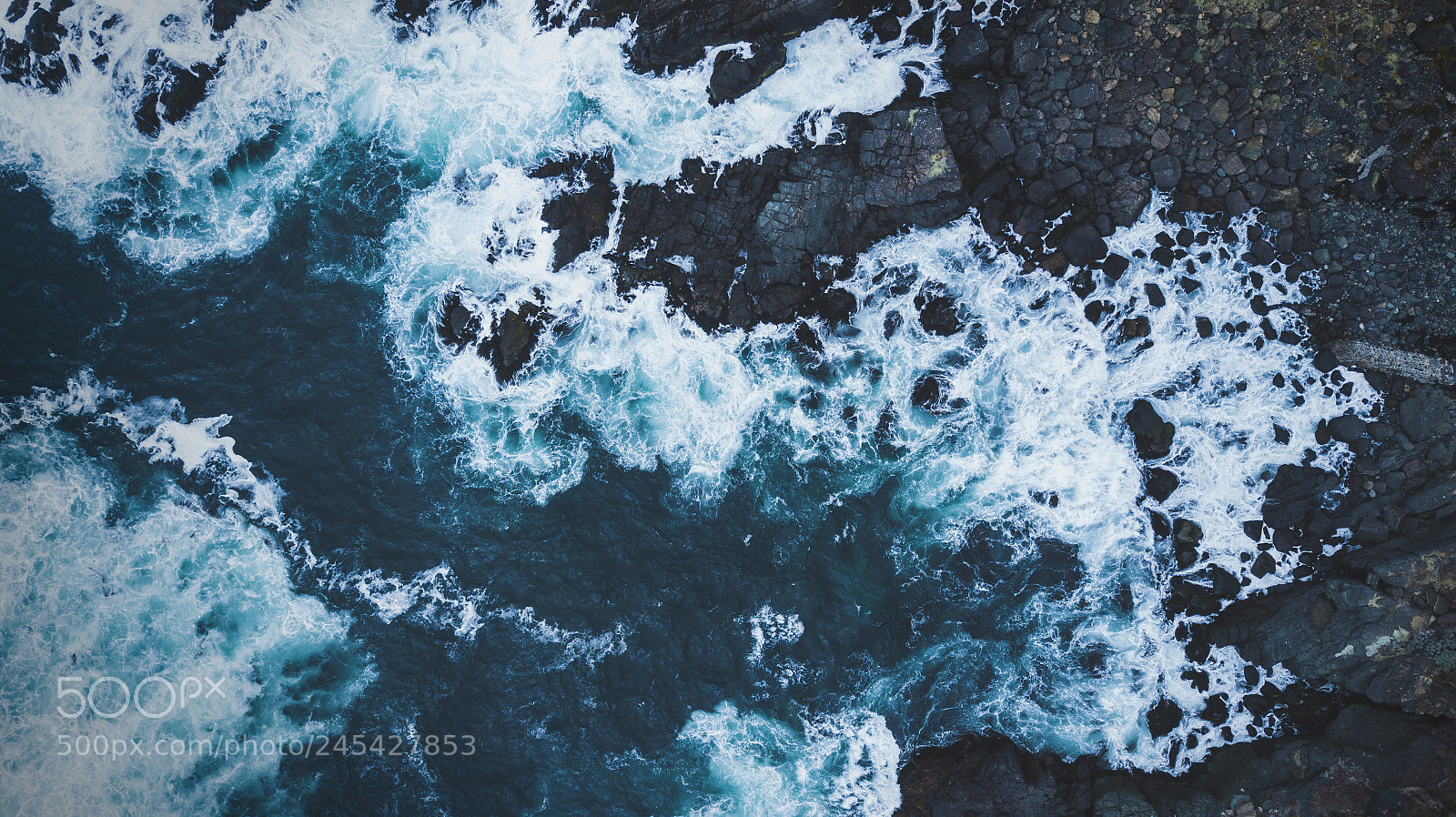 DJI FC220 sample photo. Rompeolas photography