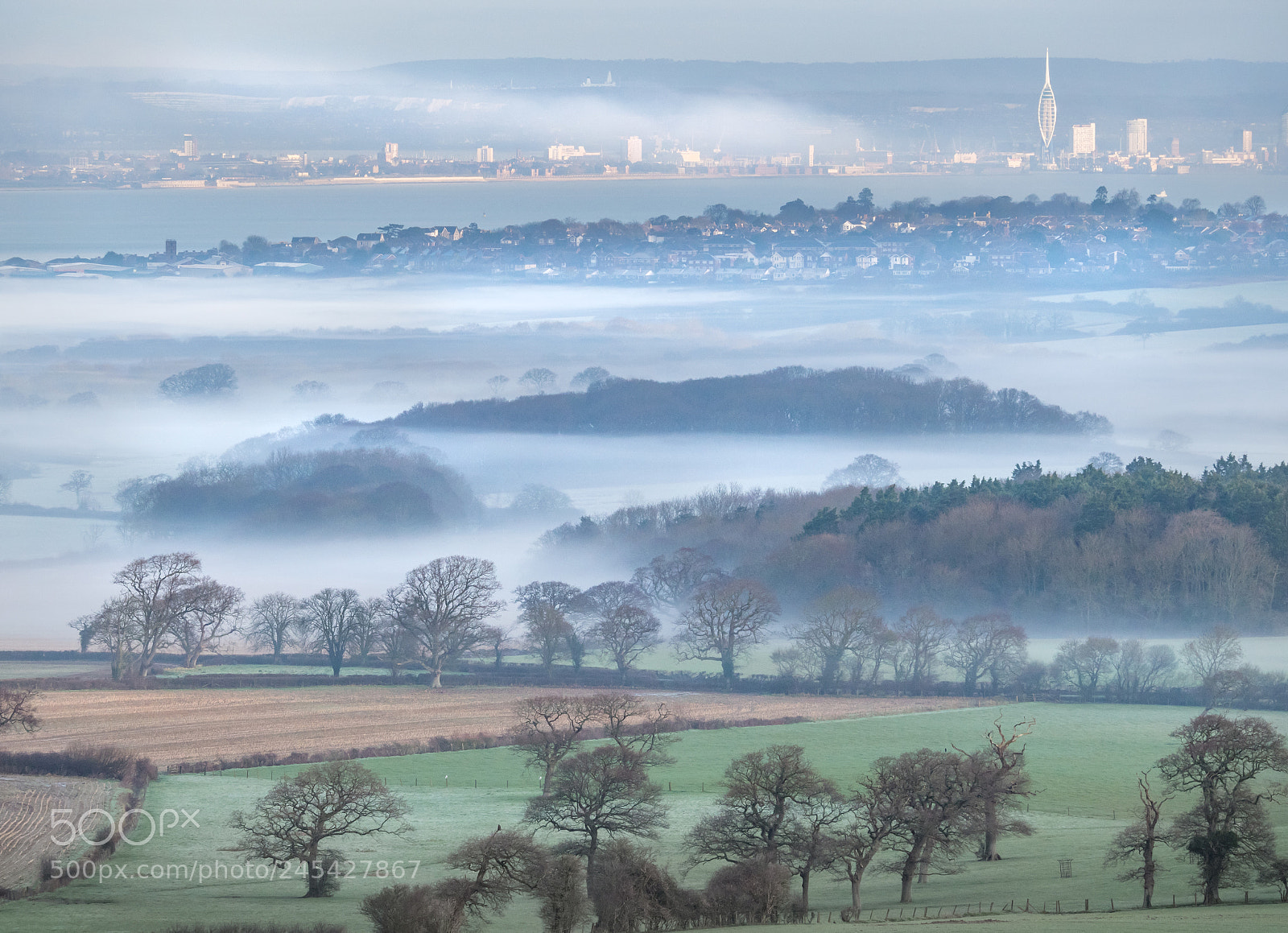 Panasonic Lumix DC-G9 sample photo. Misty morning from nunwell photography