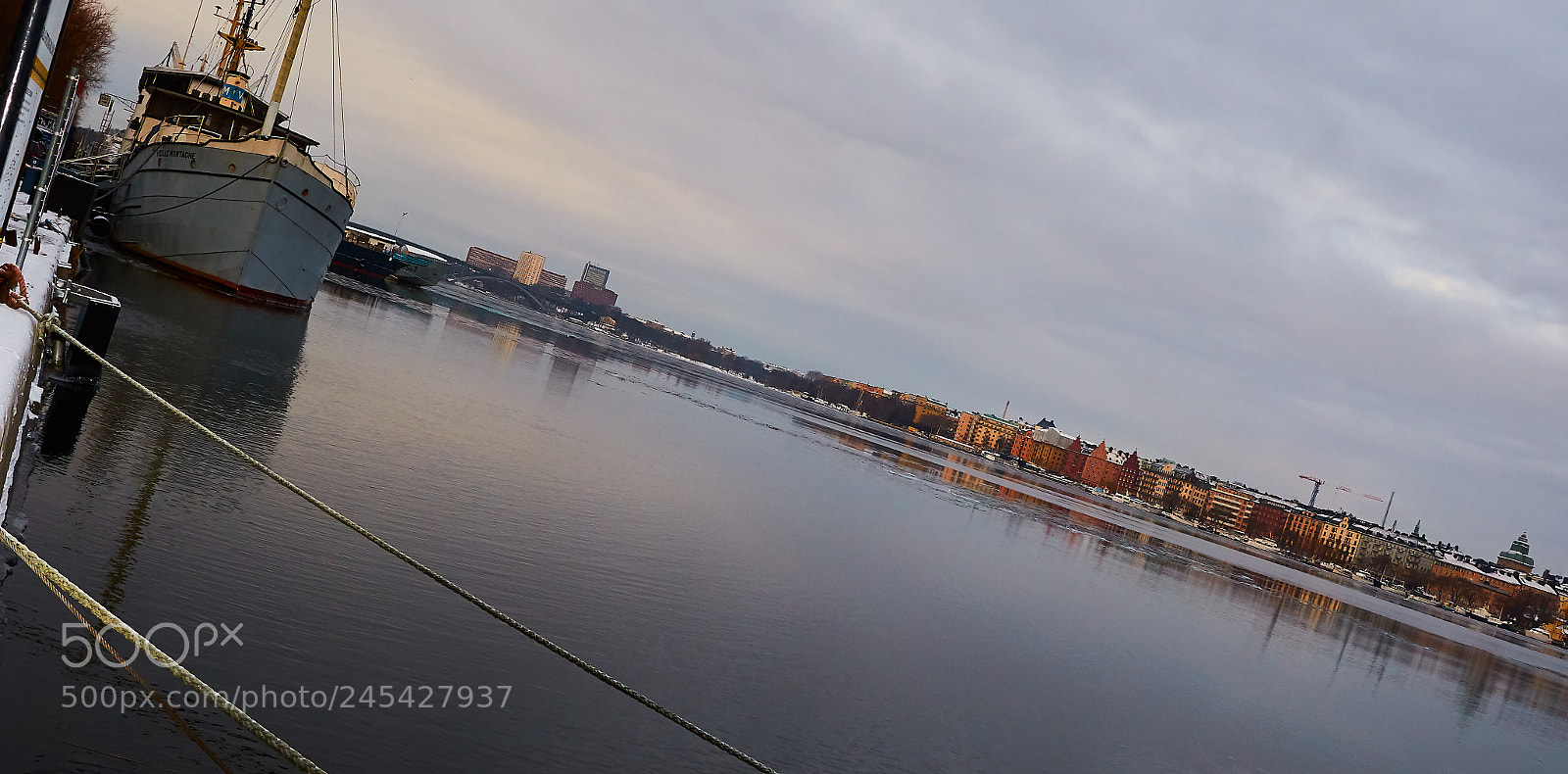 Canon EOS 7D Mark II sample photo. Winter morning in stockholm photography