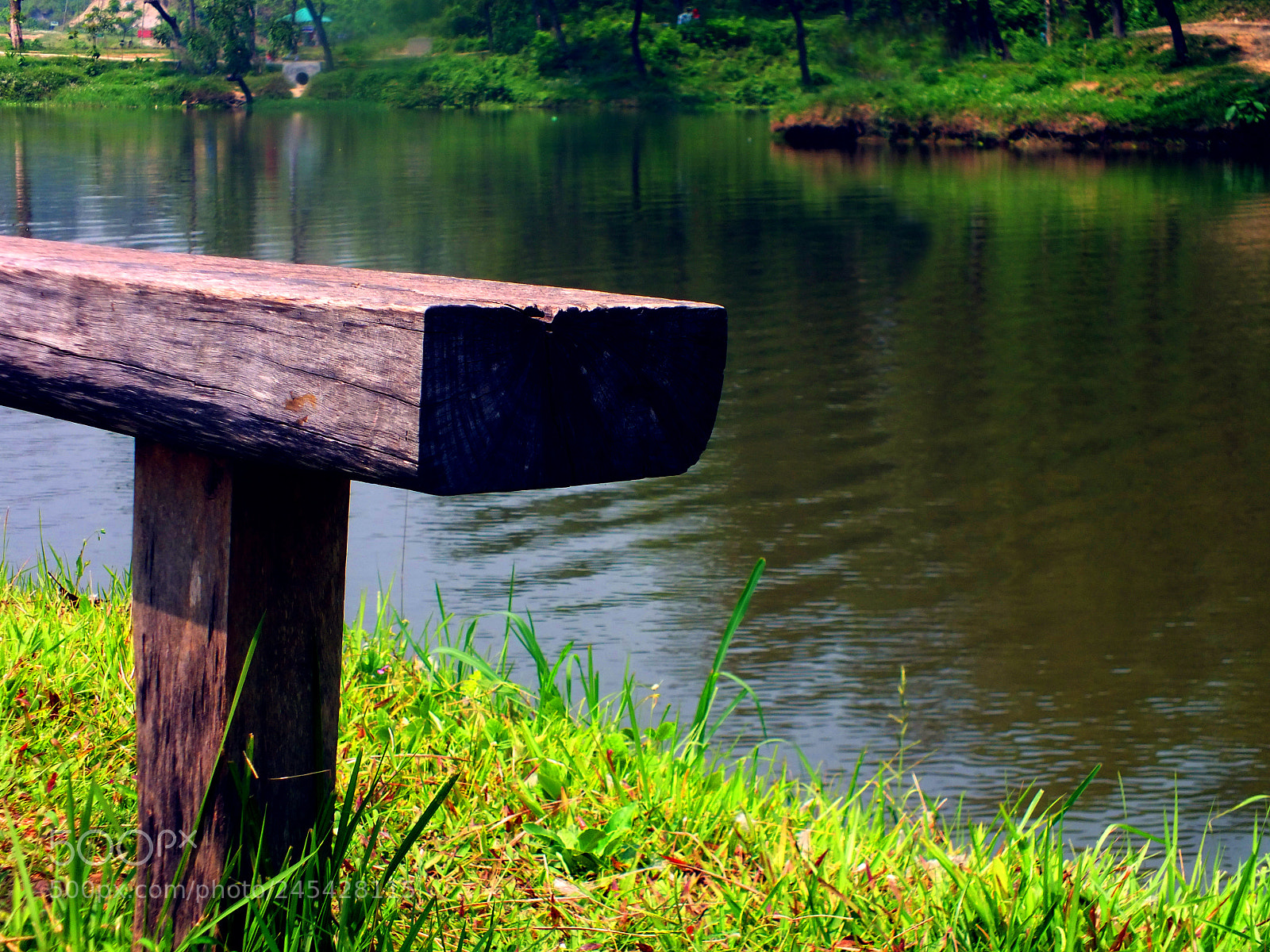 FujiFilm FinePix HS20 EXR (FinePix HS22 EXR) sample photo. Lonely old bench photography