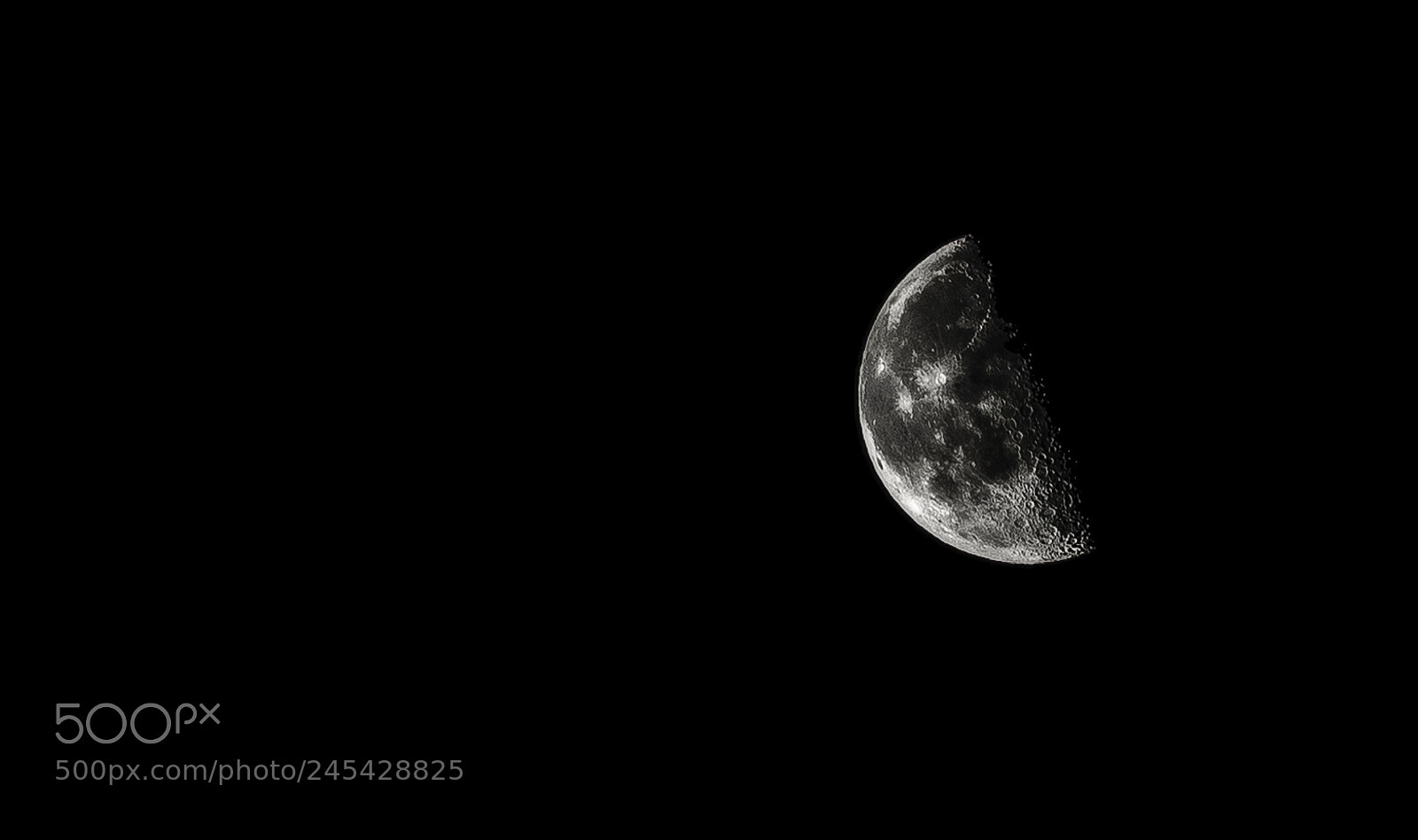 Nikon D810 sample photo. Moon testshot photography