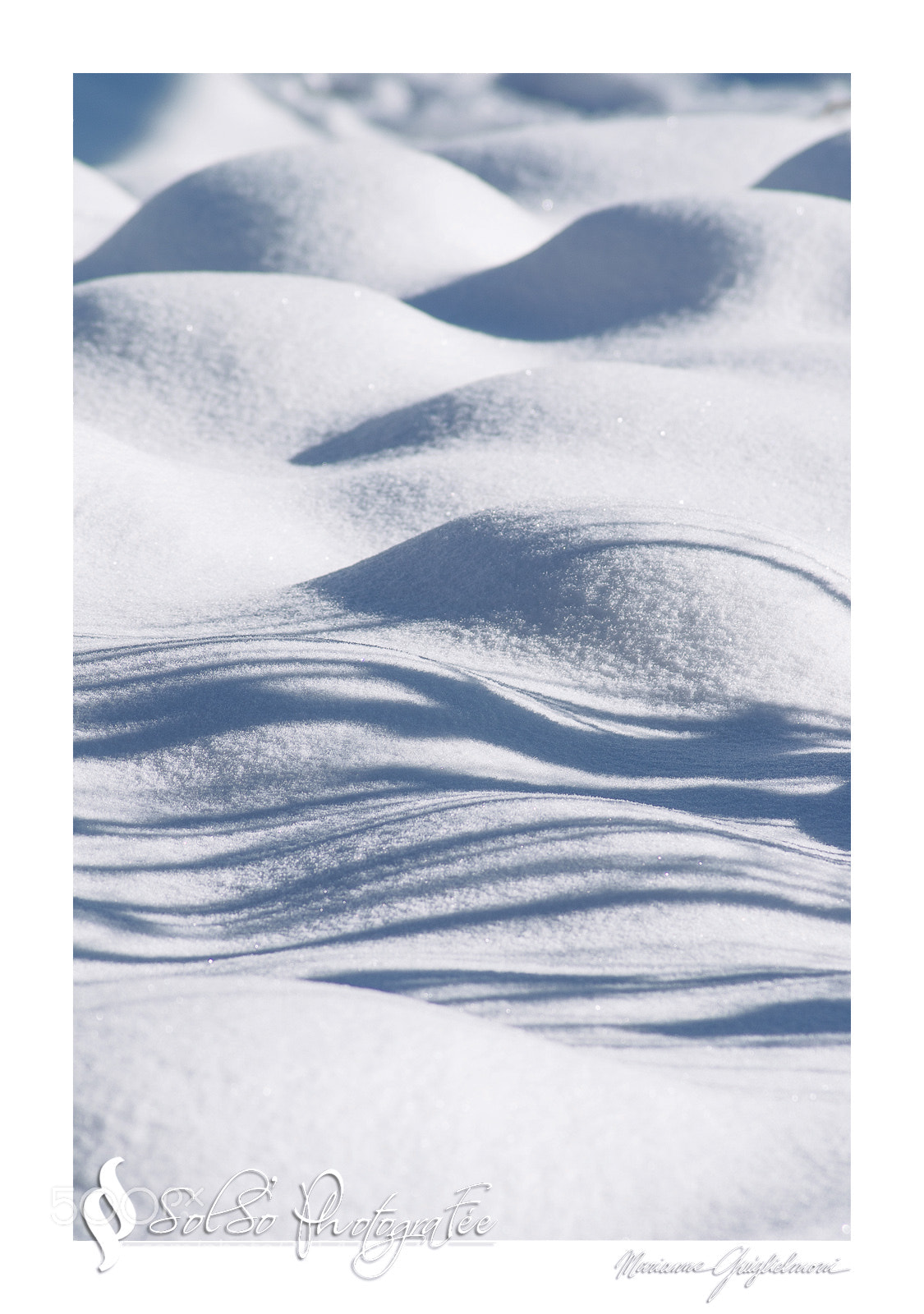 Nikon D3100 sample photo. Dunes de neige photography