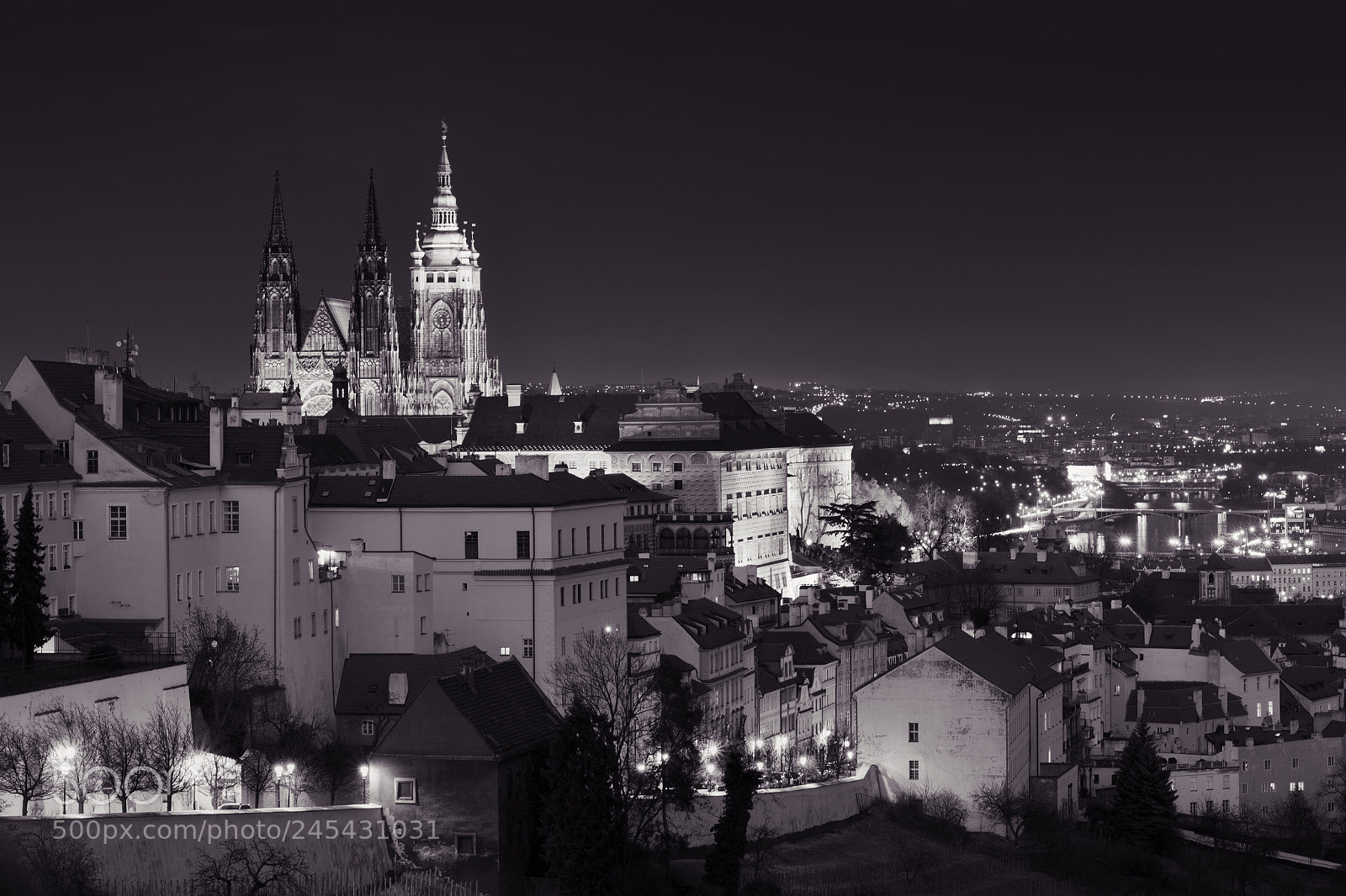 Nikon D7200 sample photo. Prague cathedral photography