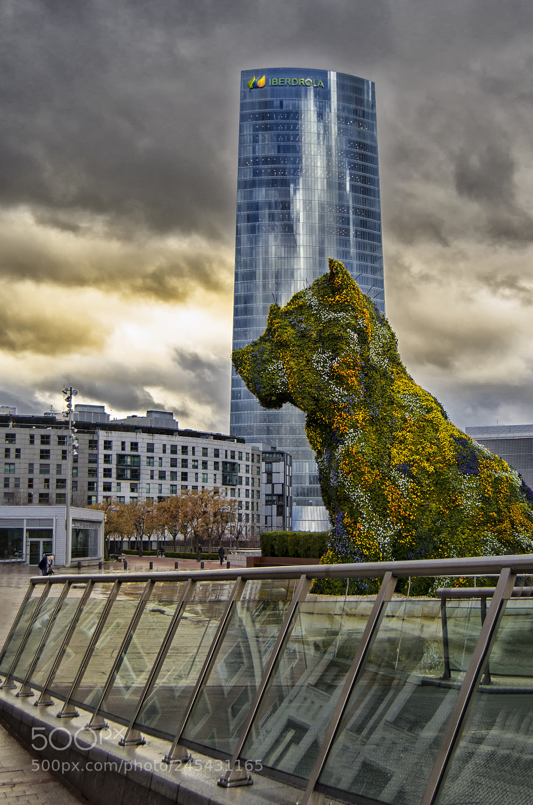 Nikon D5100 sample photo. Iberdrola tower photography