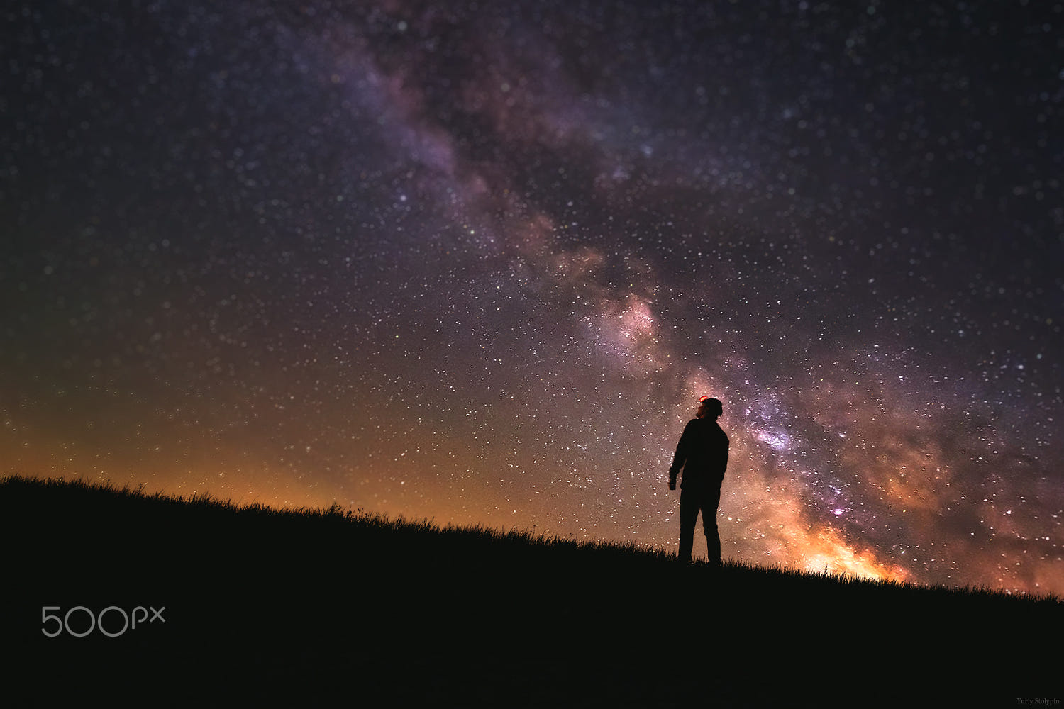 milky way walker by Yuriy Stolypin / 500px