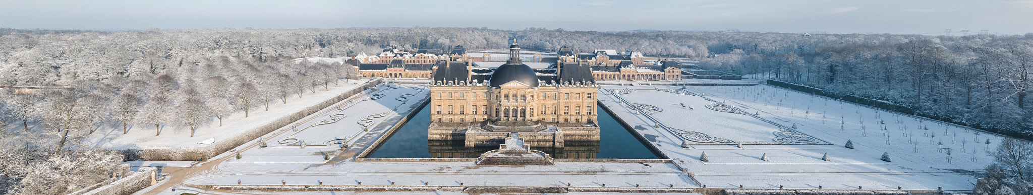 DJI FC6520 sample photo. Vaux sous la neige photography