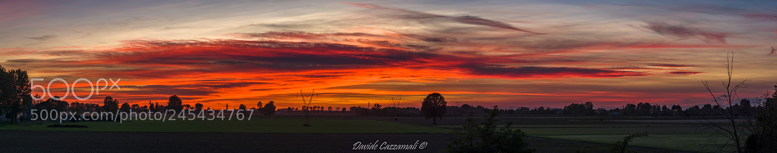 Pentax K-3 sample photo. Fire above po plain photography