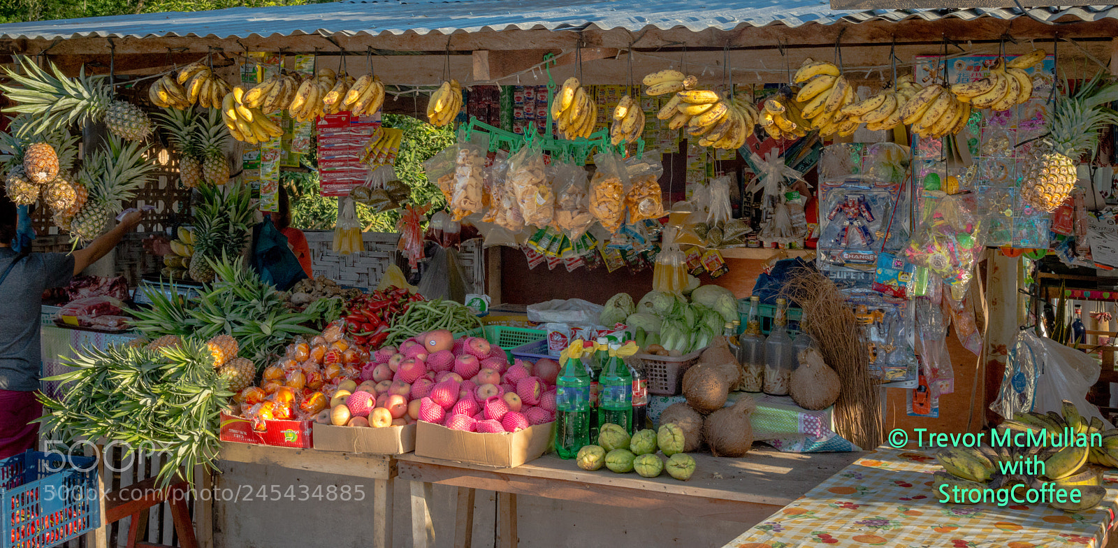 Nikon D800 sample photo. Philippine fruit market stall photography