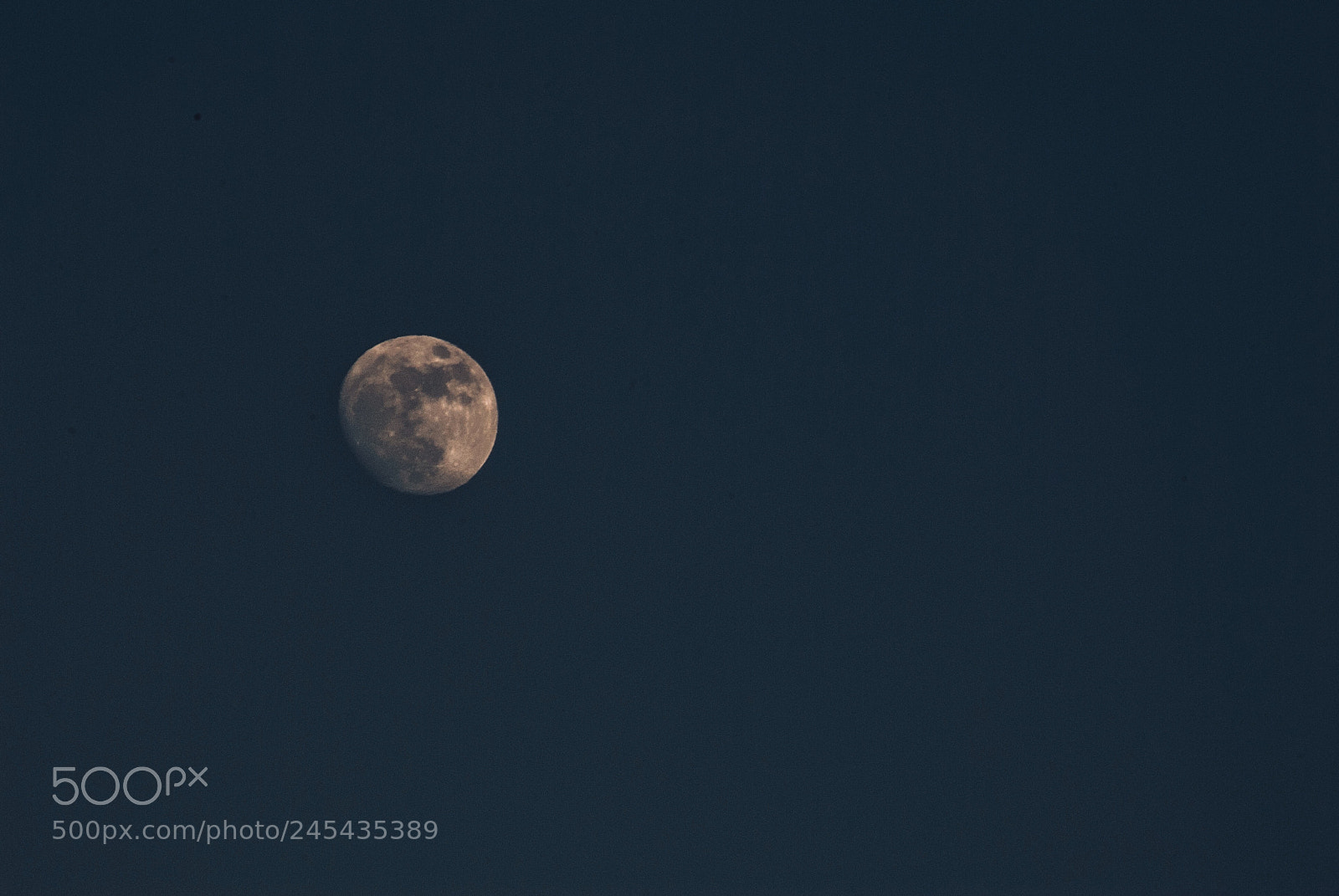 Nikon D3000 sample photo. Moon photography