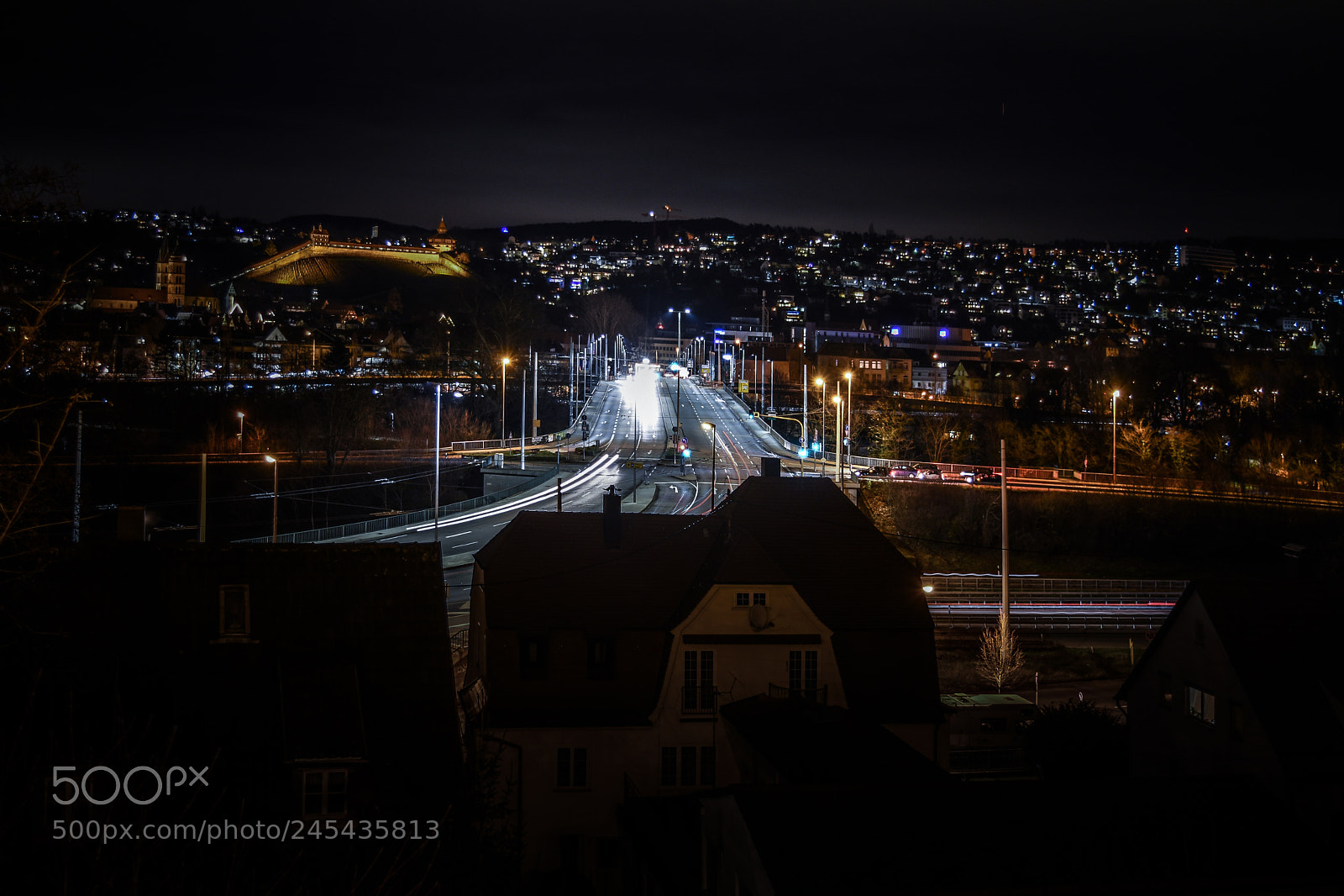 Nikon D5500 sample photo. Esslingen by night photography