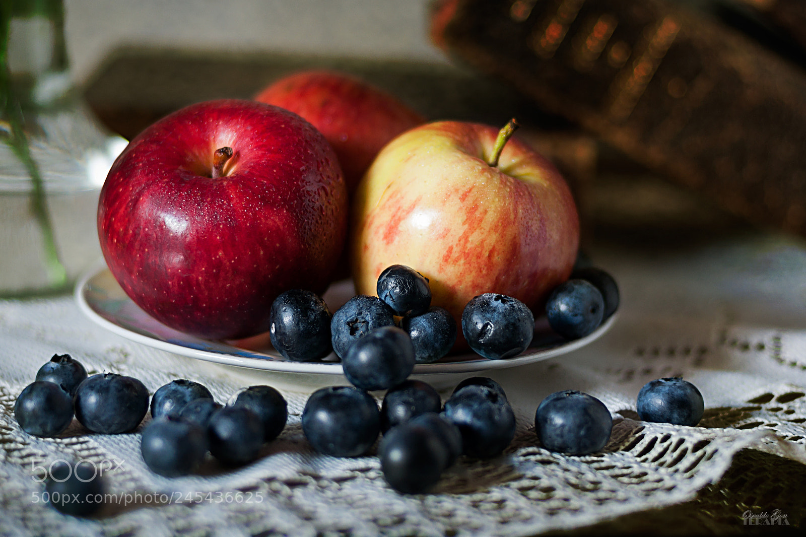 Nikon D90 sample photo. Manzanas y arandanos photography