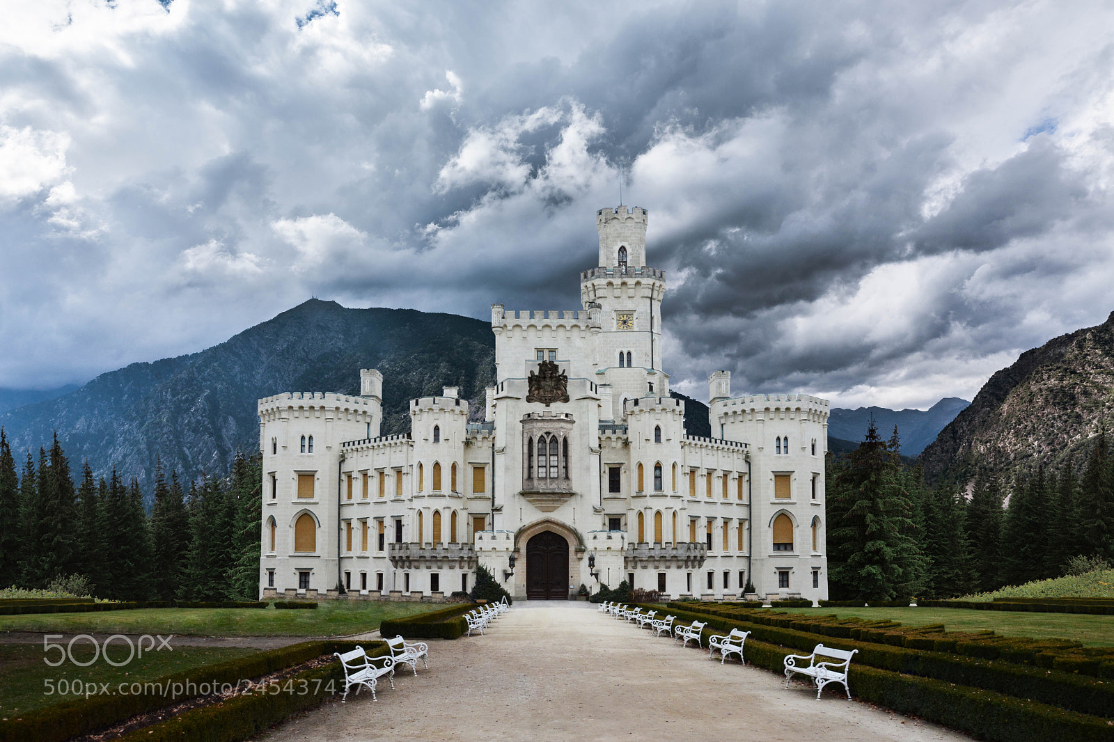 Nikon D5200 sample photo. Castle in mountains photography