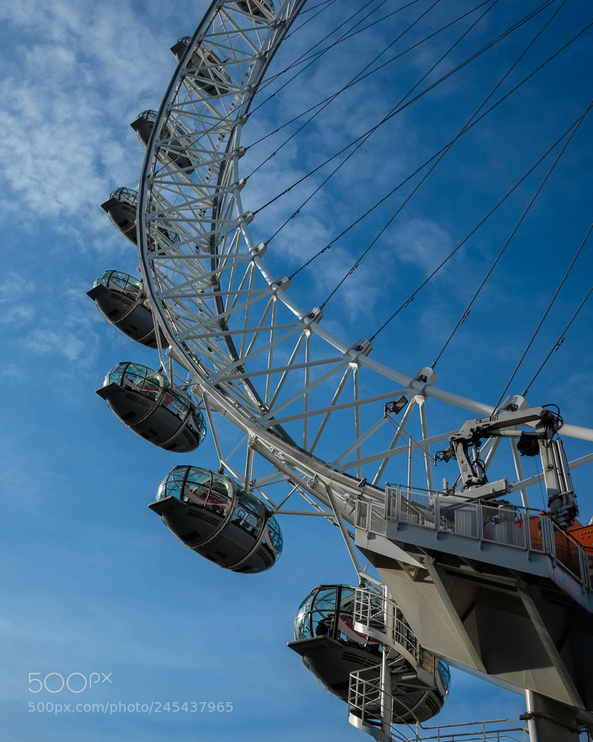 Fujifilm X-T2 sample photo. London eye photography