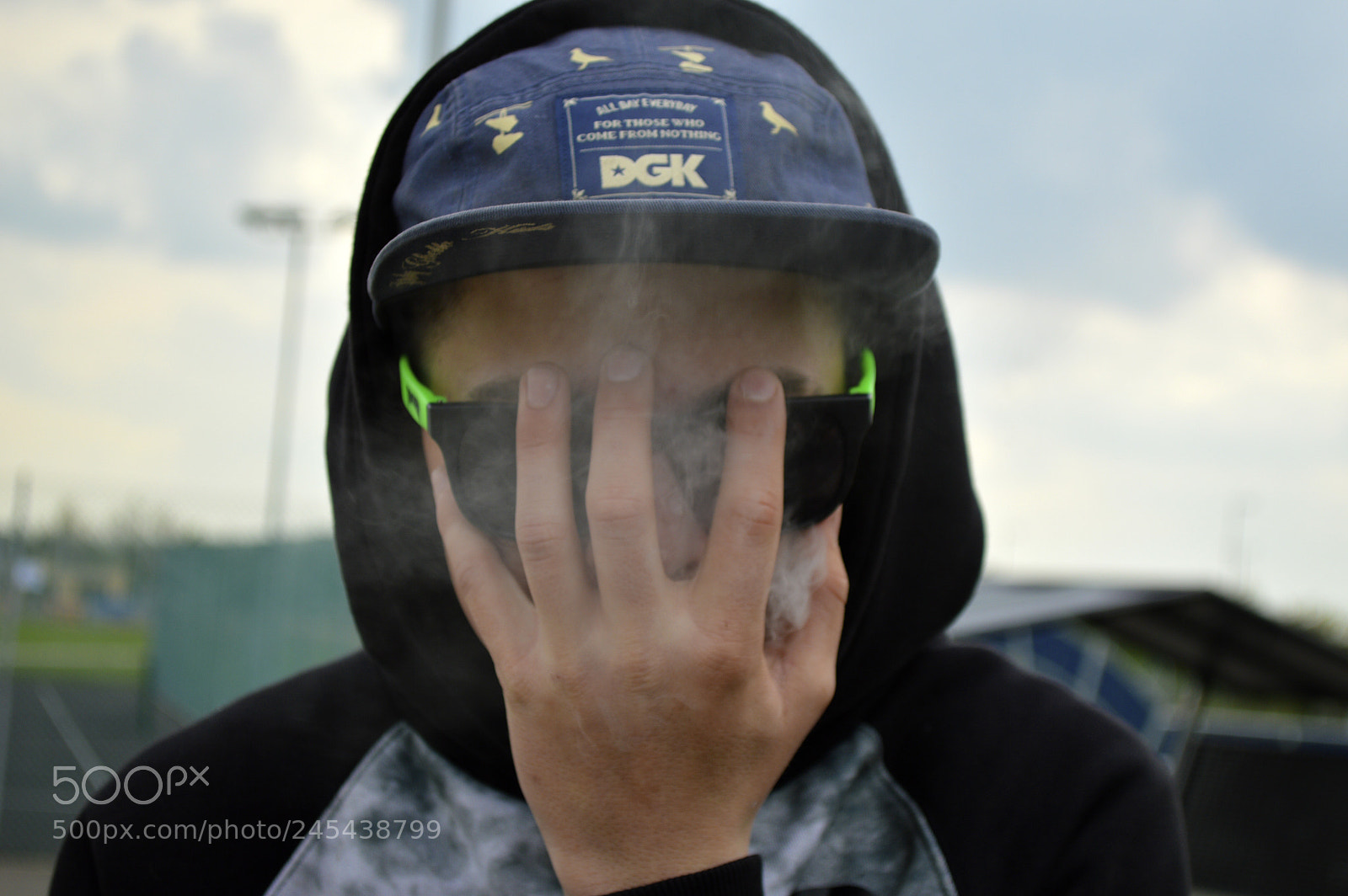Nikon D3200 sample photo. Breathing smoke photography
