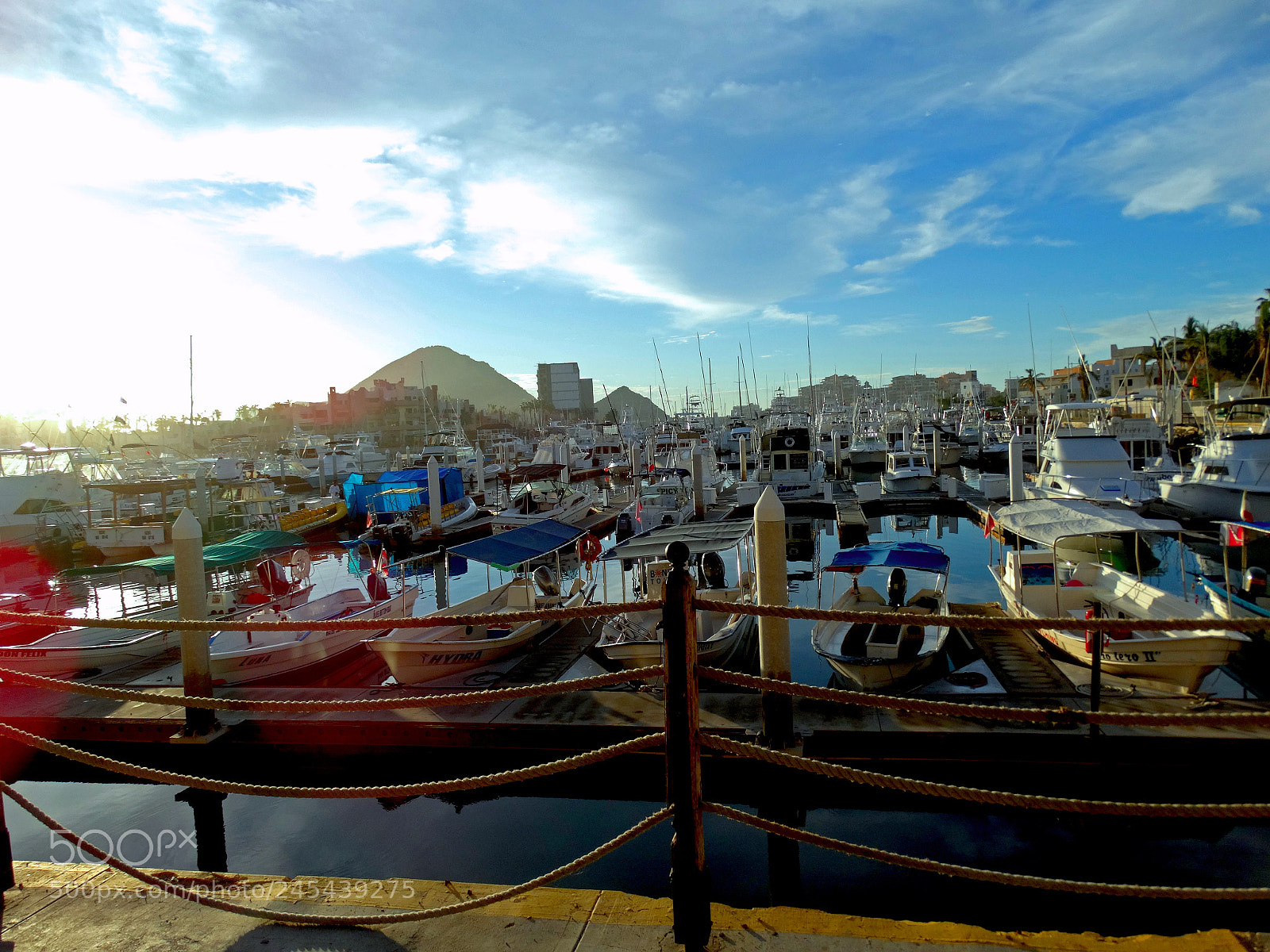 Sony Cyber-shot DSC-HX300 sample photo. Light in the port photography