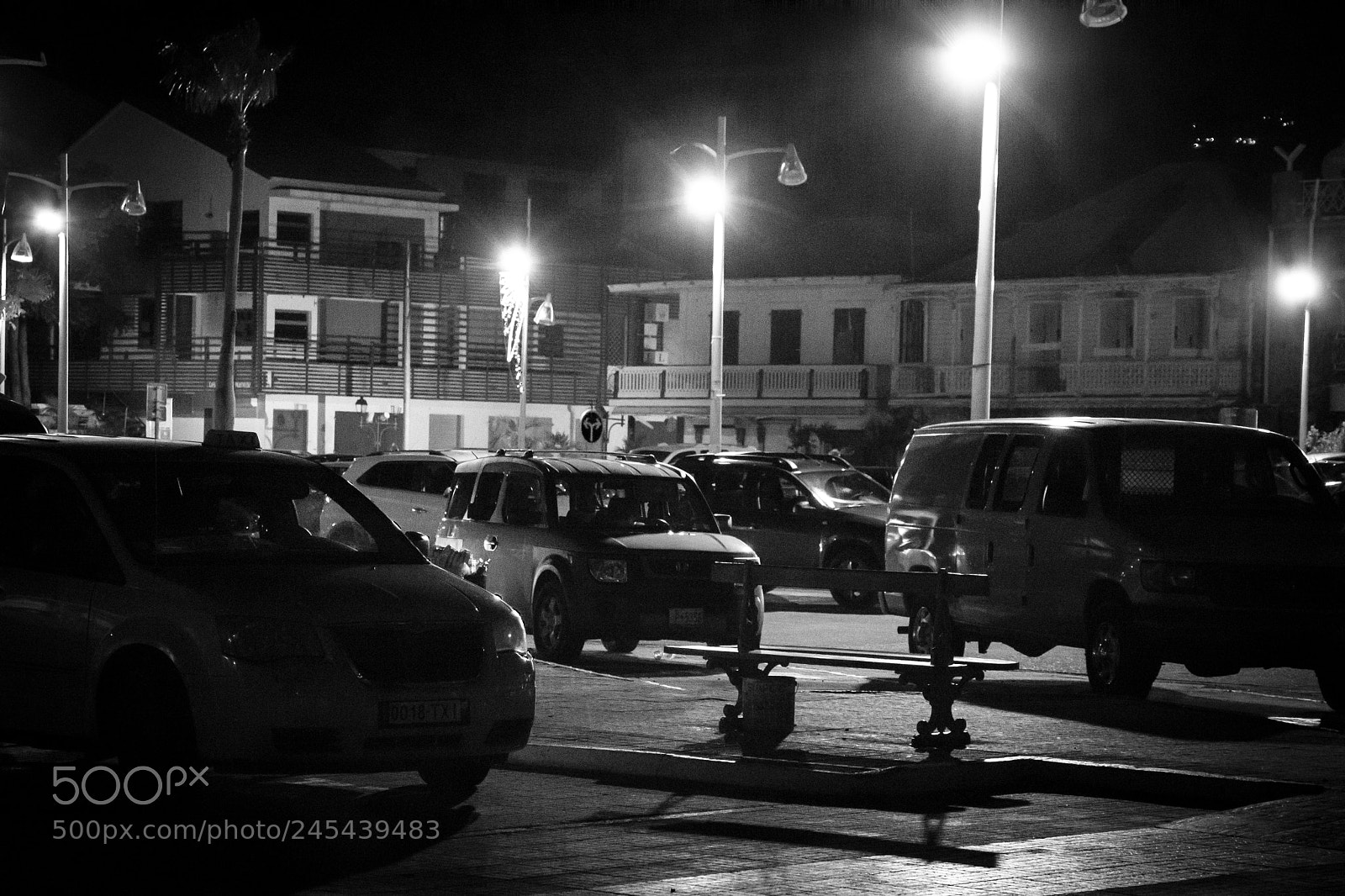 Nikon D7200 sample photo. Parking in the night photography
