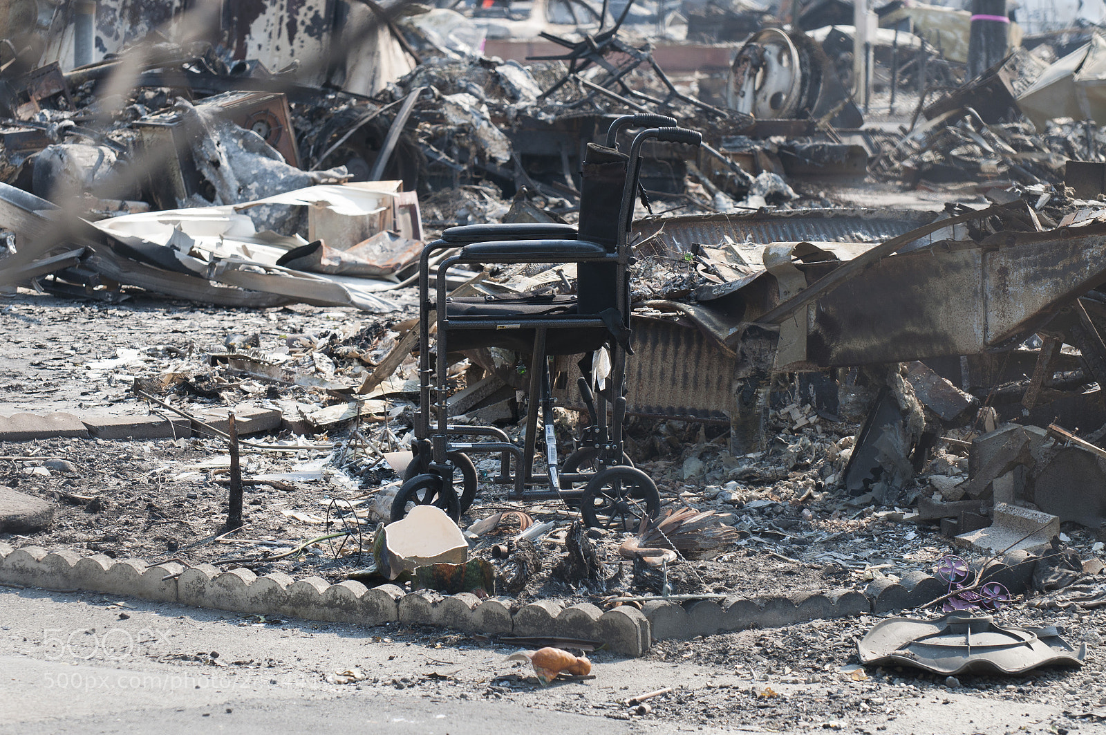 Nikon D90 sample photo. Aftermath of california wildfires photography