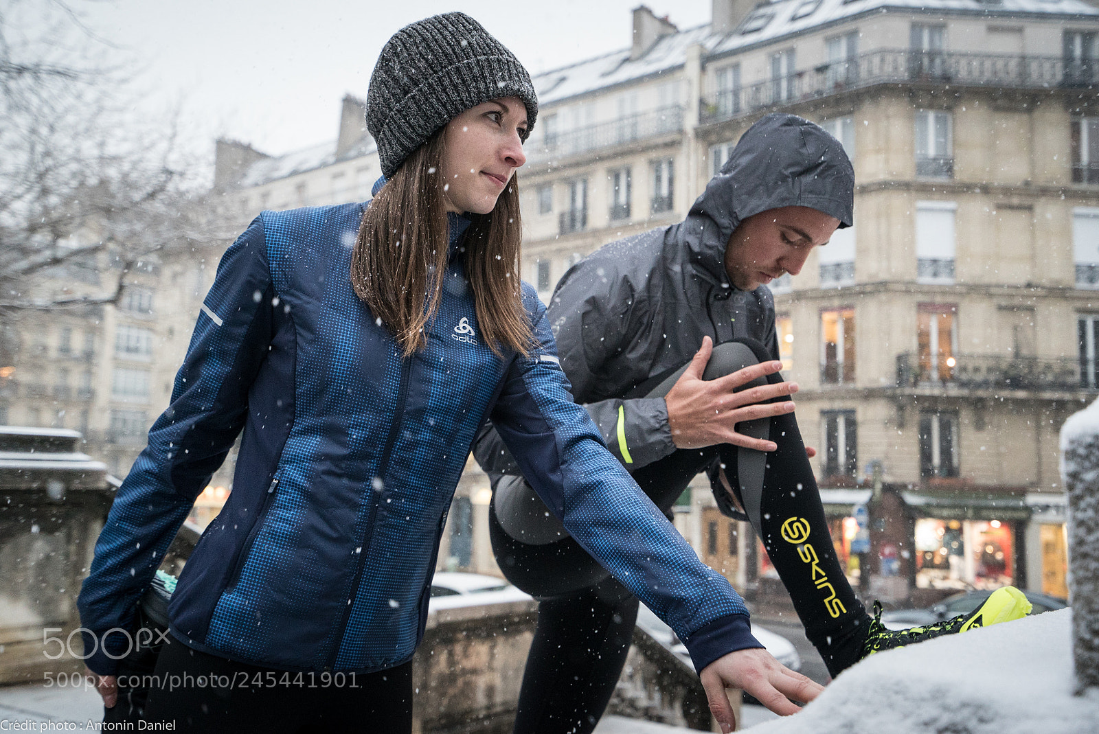 Sony a7S II sample photo. Course neige photography