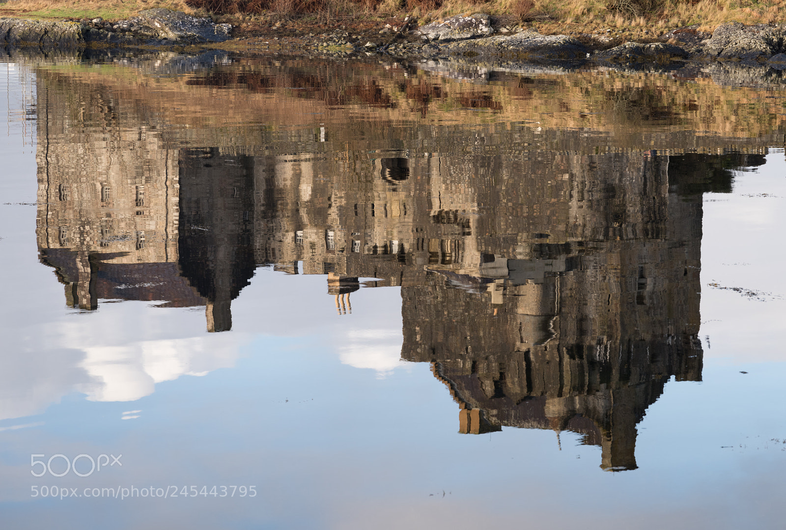 Pentax K-1 sample photo. Eilean donan castle reflection photography