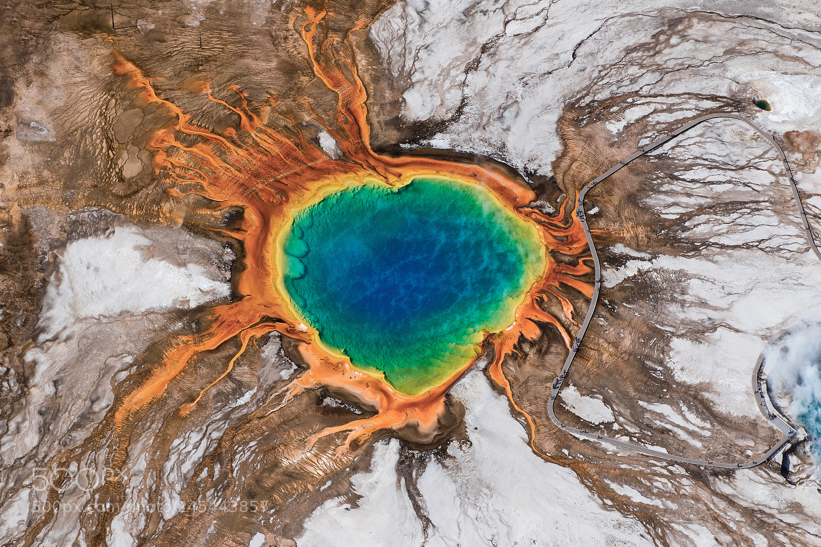 Nikon D800E sample photo. Grand prismatic spring, yellowstone photography
