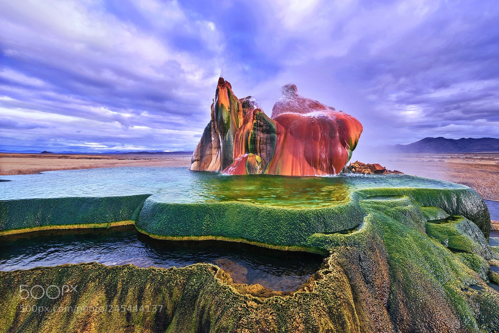 Nikon D800E sample photo. Fly geyser, nevada, usa photography