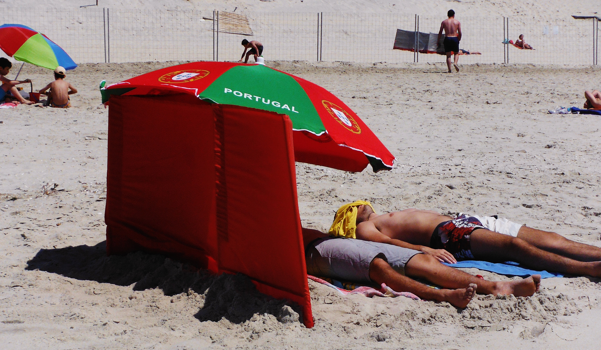 Fujifilm FinePix XP150 sample photo. Nationalism :) on the beach photography