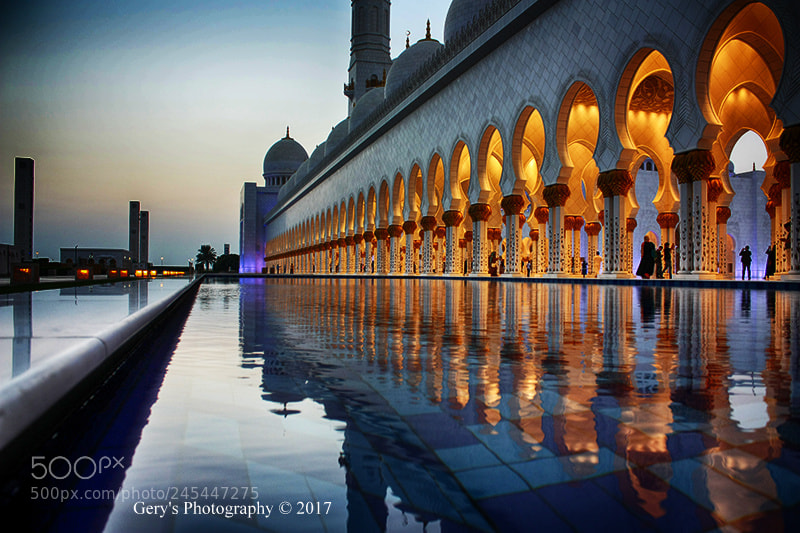 Canon EOS 450D (EOS Rebel XSi / EOS Kiss X2) sample photo. Sheikh zayed mosque photography