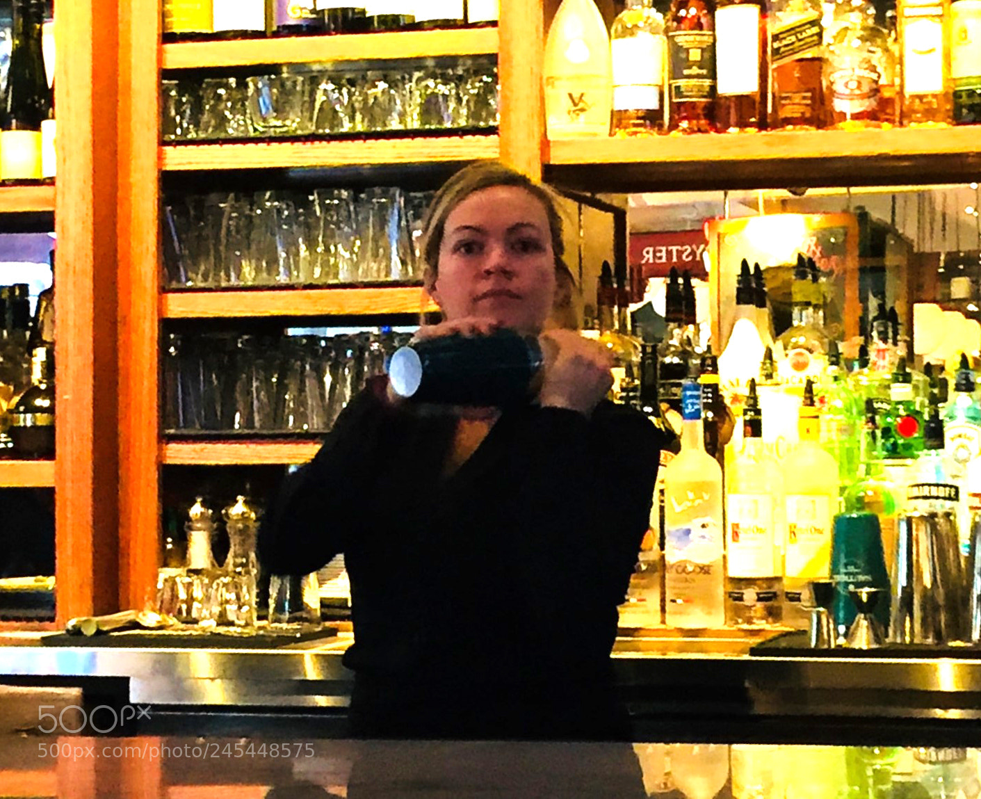 Apple iPhone 6 Plus sample photo. Shaking a cocktail photography