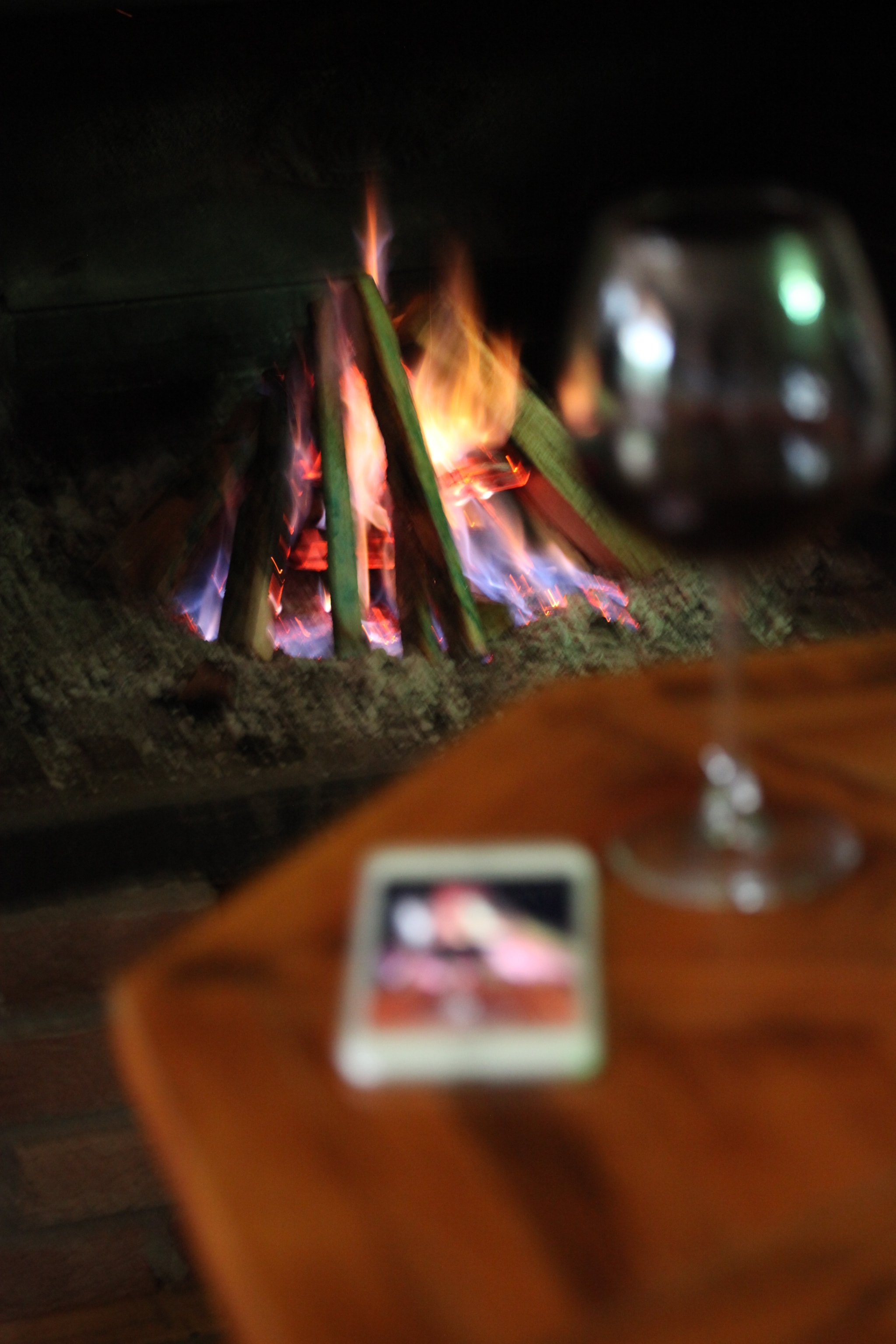 Canon EF 70-200mm F4L USM sample photo. Wine and fire photography