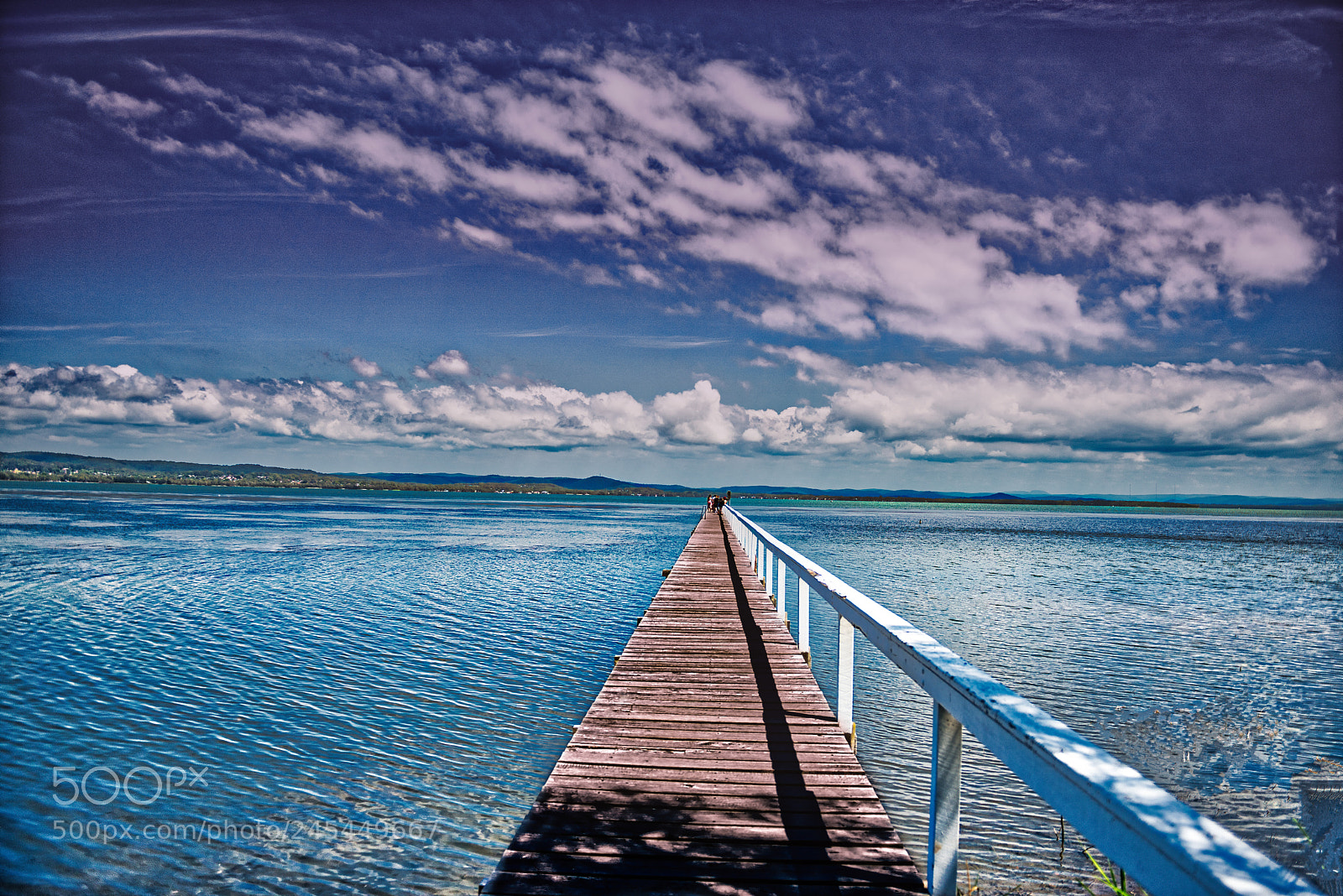 Nikon D810 sample photo. Long jetty photography