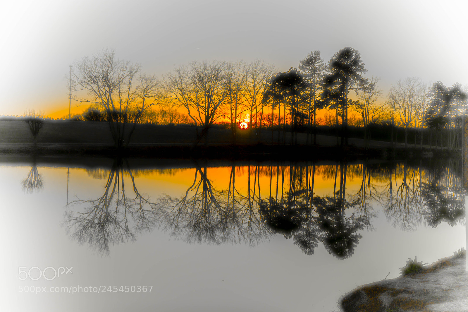 Sony a7 II sample photo. Sunset three ways photography