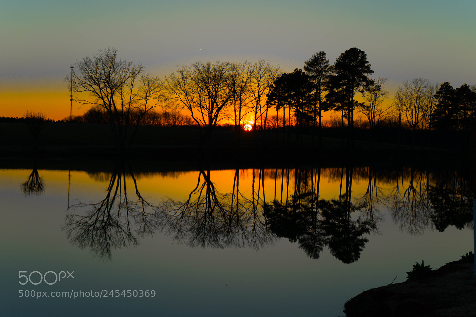 Sony a7 II sample photo. Sunset three ways photography