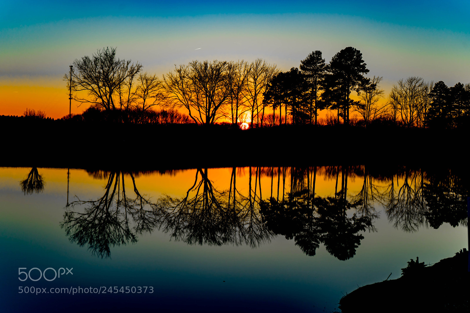 Sony a7 II sample photo. Sunset three ways photography