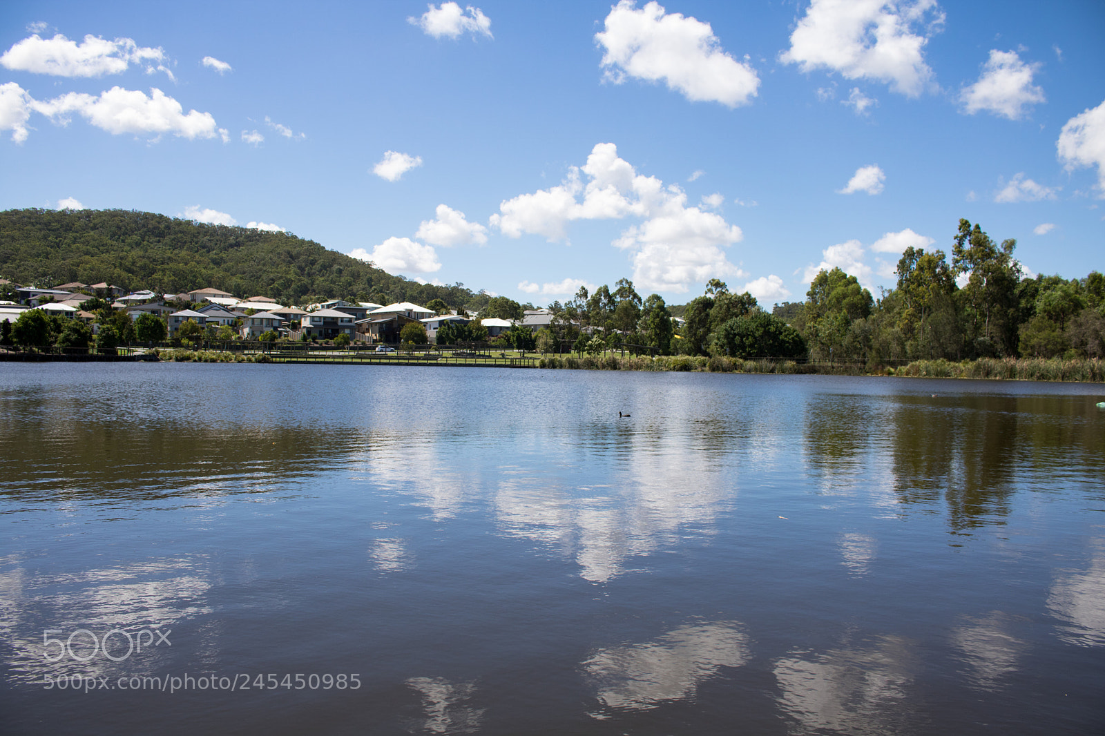Canon EOS 750D (EOS Rebel T6i / EOS Kiss X8i) sample photo. Clouds above the lake photography