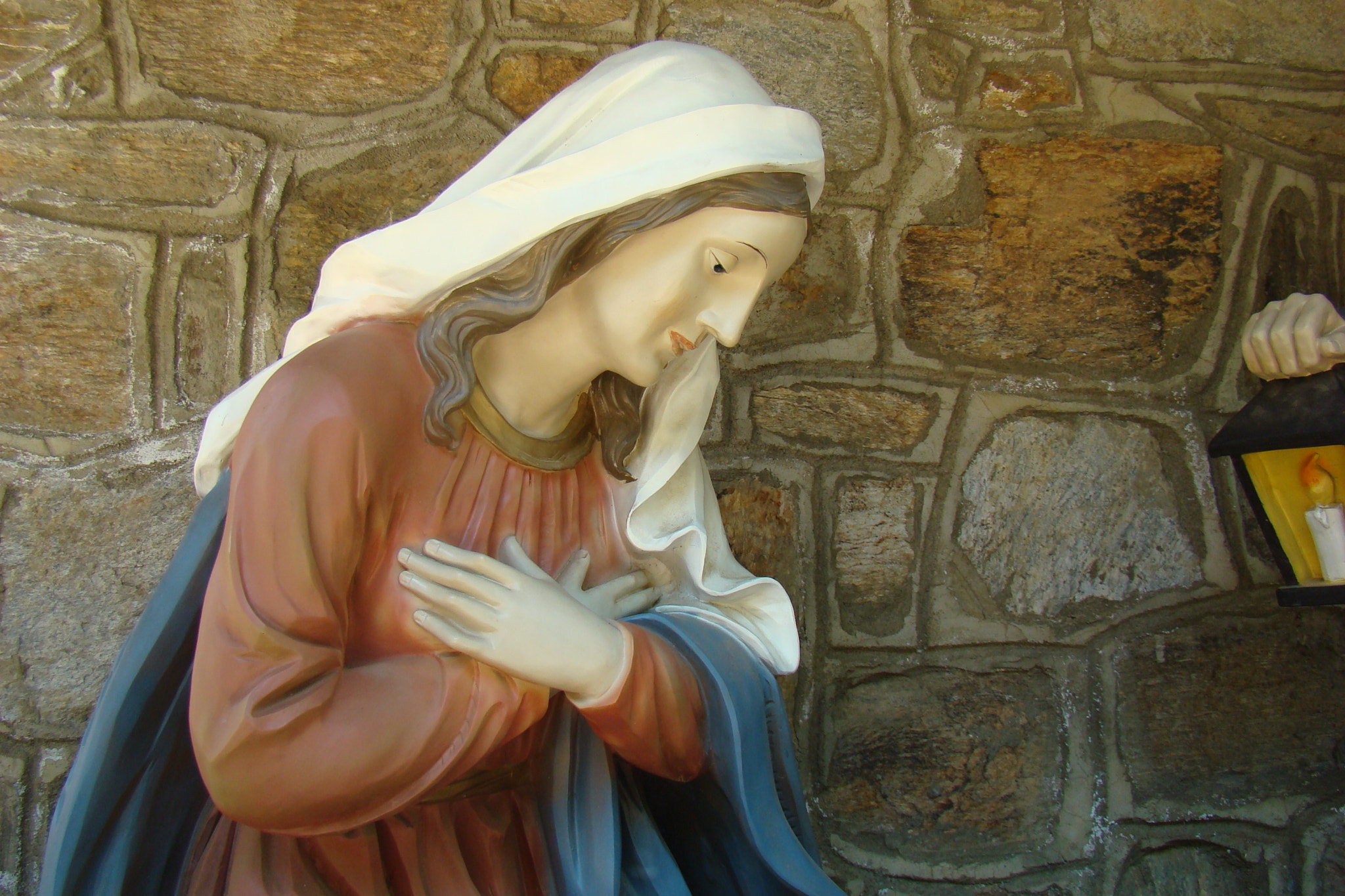 Sony DSC-H7 sample photo. House of the virgin mary statue photography