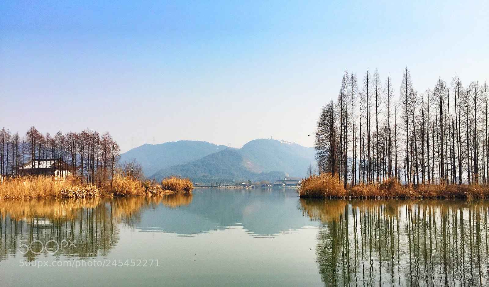 Apple iPhone 6 Plus sample photo. Xianghu lake in winter photography