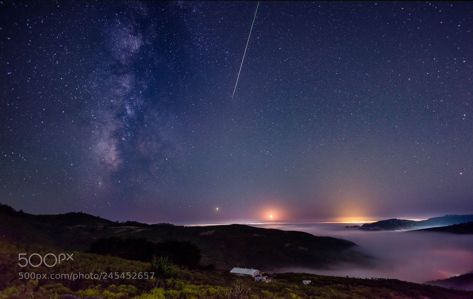 Nikon D810 sample photo. Milky way and perseid photography