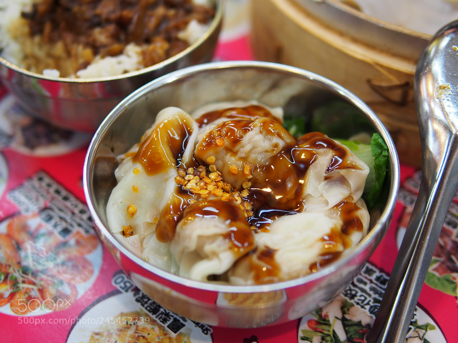 Olympus PEN E-PL5 sample photo. Basement food market dumplings photography