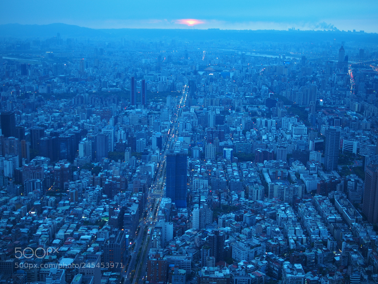 Olympus PEN E-PL5 sample photo. Taipei 101 view from above photography